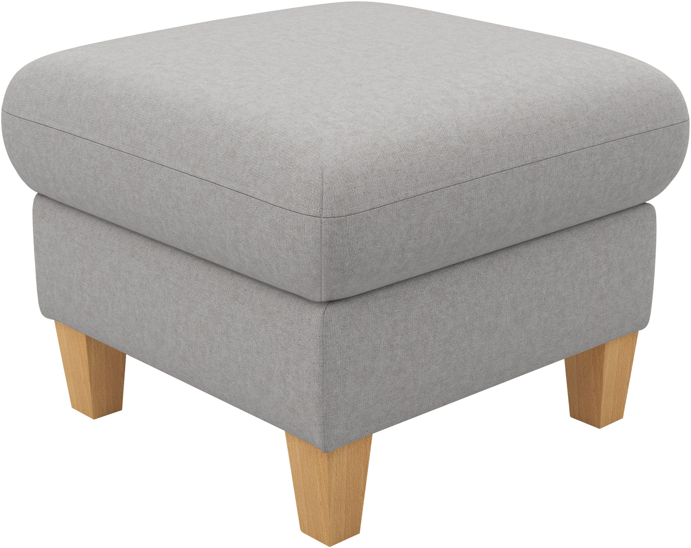 Home affaire Polsterhocker »Rochelle«, (1 St.), Massive 12 cm Holzbeine günstig online kaufen