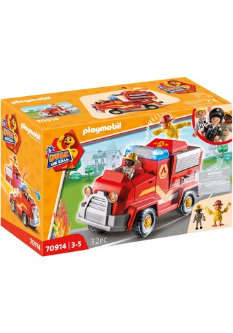 Playmobil® Konstruktions-Spielset »Feuerwehr Einsatzfahrzeug (70914), Duck on Call«,... kaufen