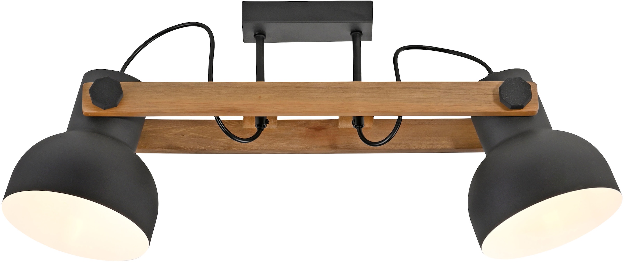 JUST LIGHT Deckenleuchte »CUP 2.0« E27 1 Stk. Warmweiß ExklusiveE27 schwarz