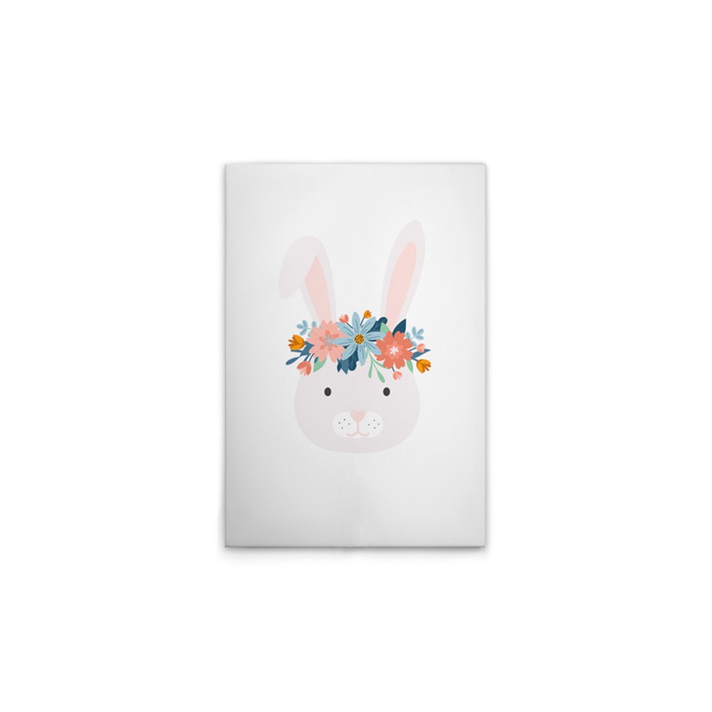 A.S. Création Leinwandbild »Flower Bunny 2 - Wandbild Weiß Bunt Blau Keilra günstig online kaufen