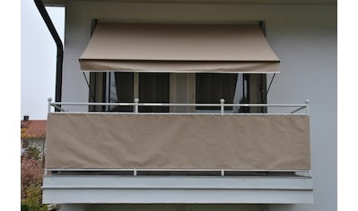 Angerer Freizeitmöbel Balkonsichtschutz, Meterware, taupe, H: 75 cm kaufen