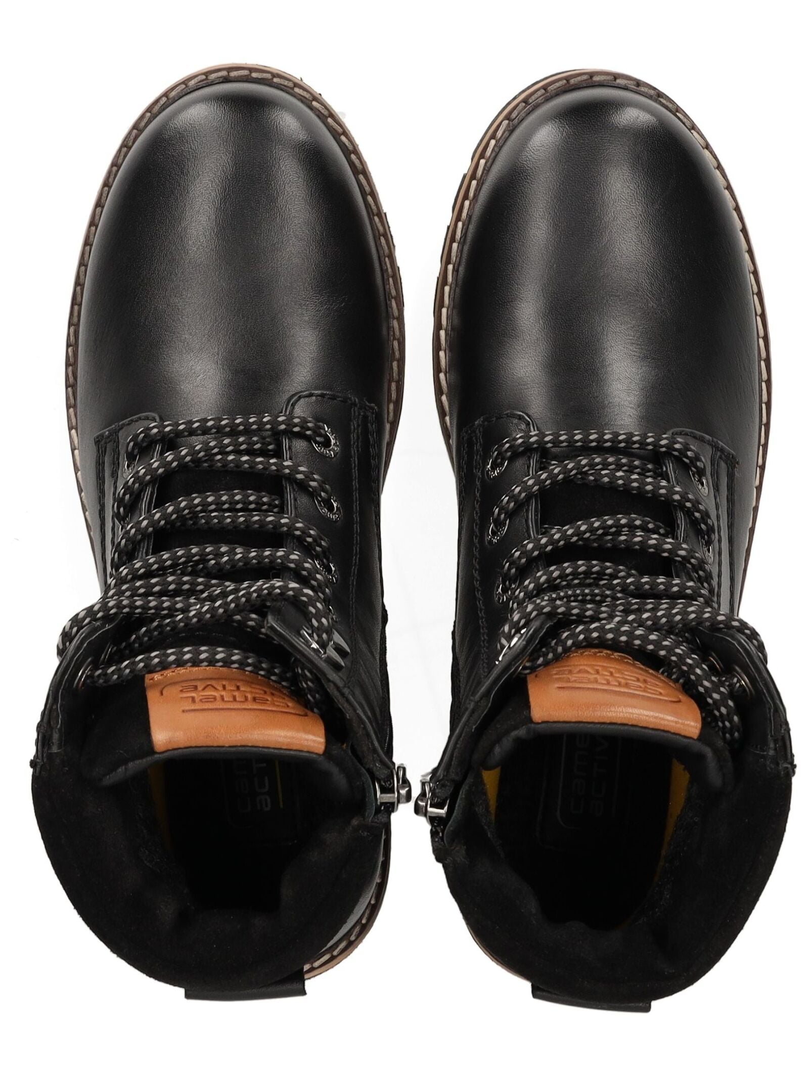 camel active Schnürstiefelette »camel active Stiefelette Leder/Textil«