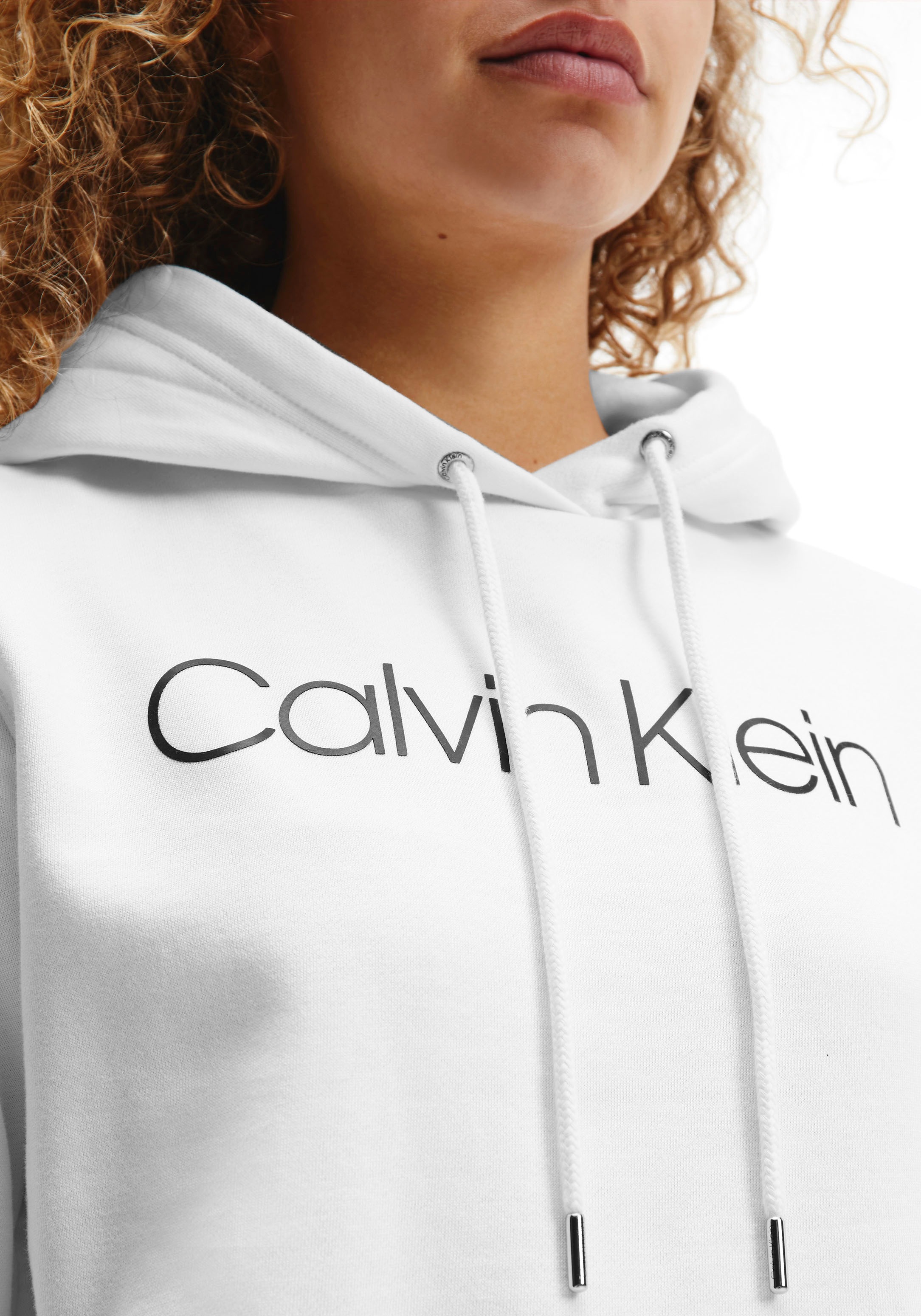 Klein Klein Logo-Schriftzug tlg.), Kapuzensweatshirt HOODIE«, LOGO großem Calvin CORE mit (1 »LS Calvin online bestellen