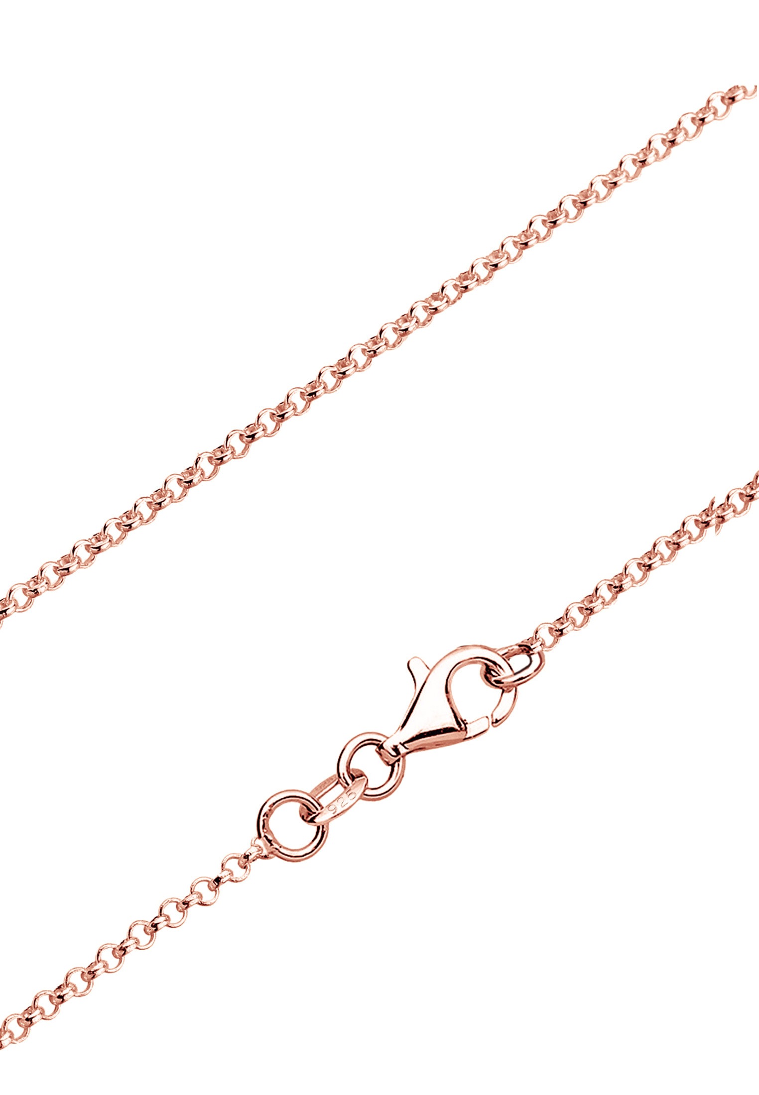 Nenalina Kette mit Anhänger »Engelsflüsterer Klangkugel Herz 925 Silber rosé«