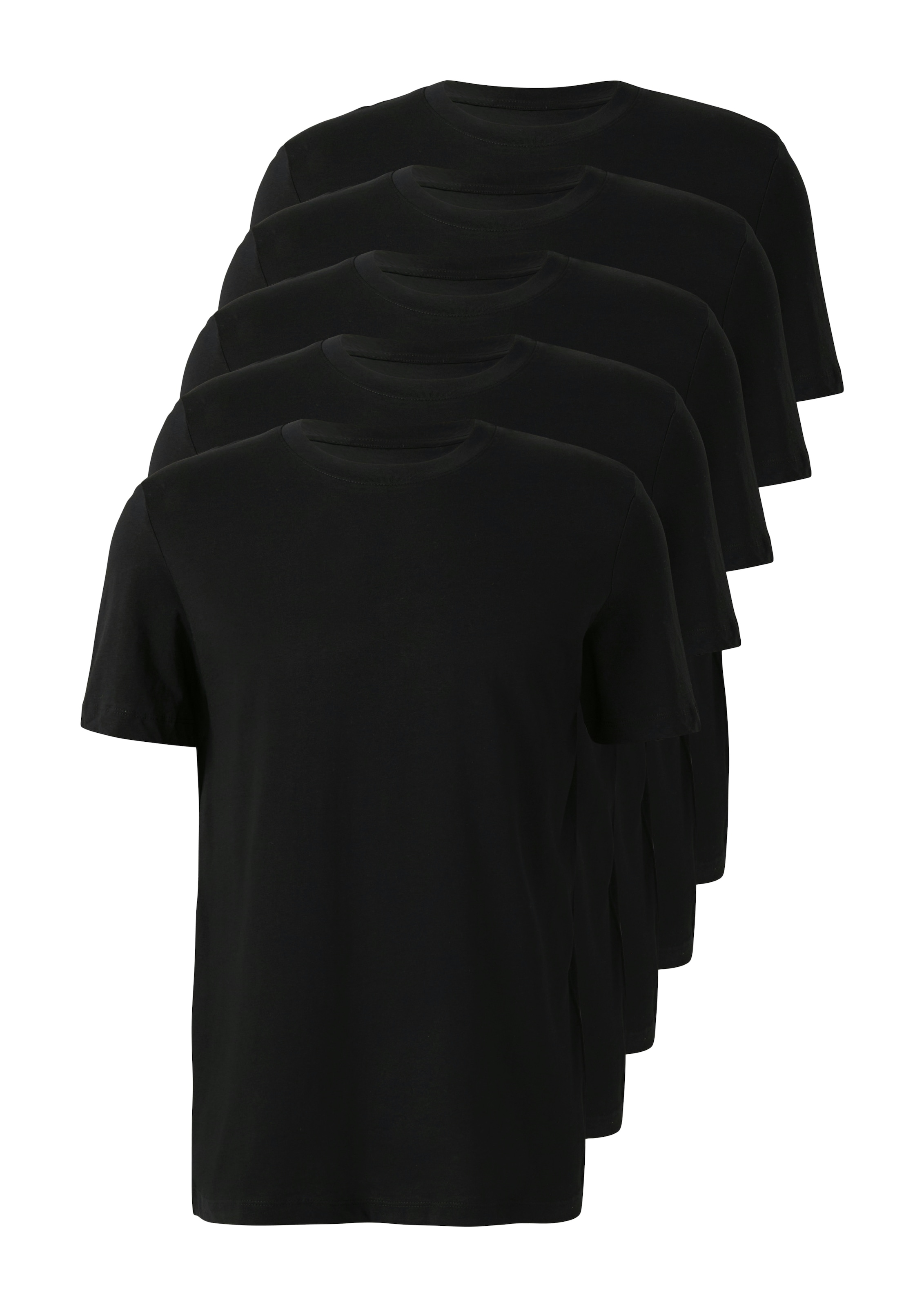 s.Oliver T-Shirt 5er Pack mit Rundhals