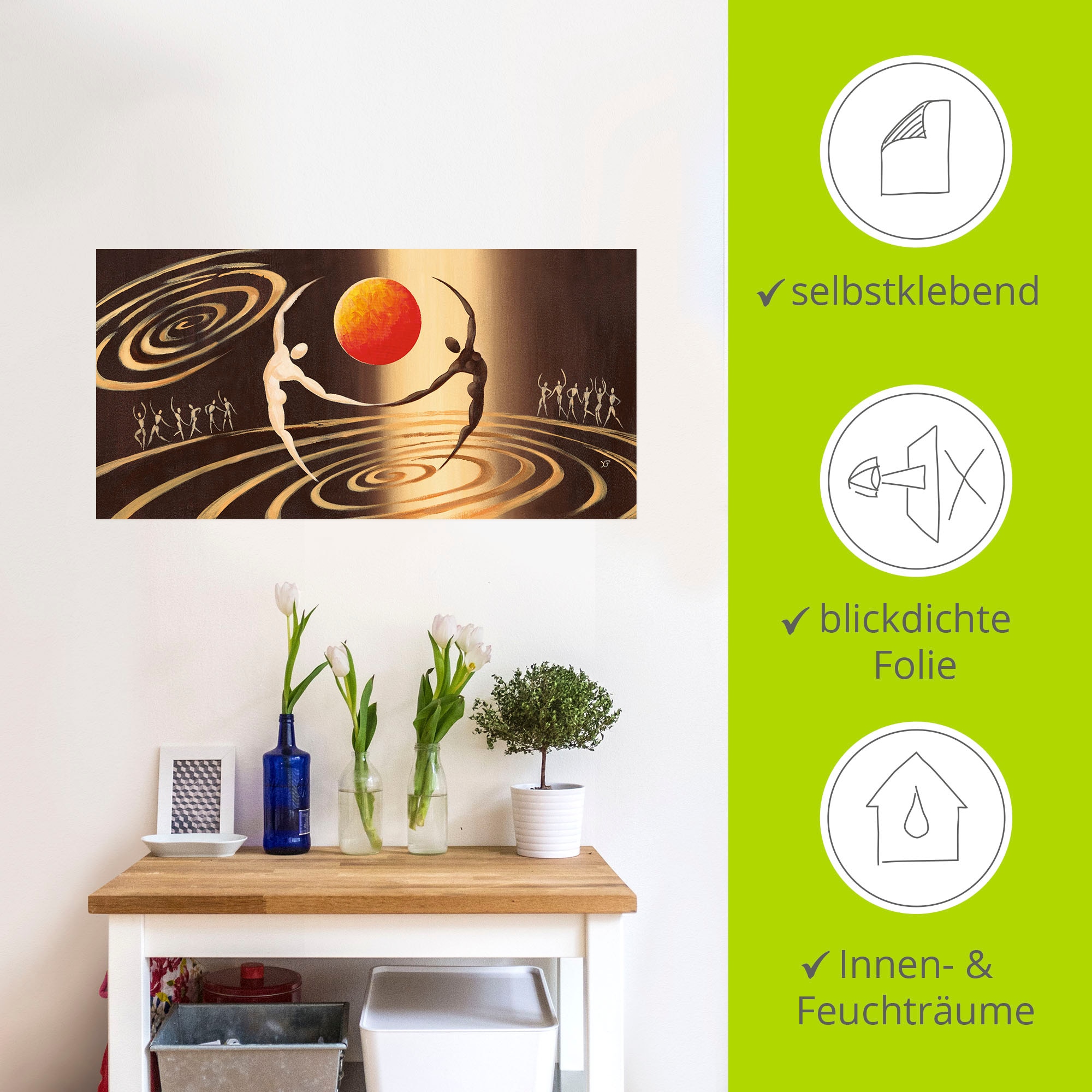 Artland Wandbild »Über dem Universum«, Paar, (1 St.), als Alubild, Outdoorbild, Leinwandbild, Wandaufkleber, versch. Größen