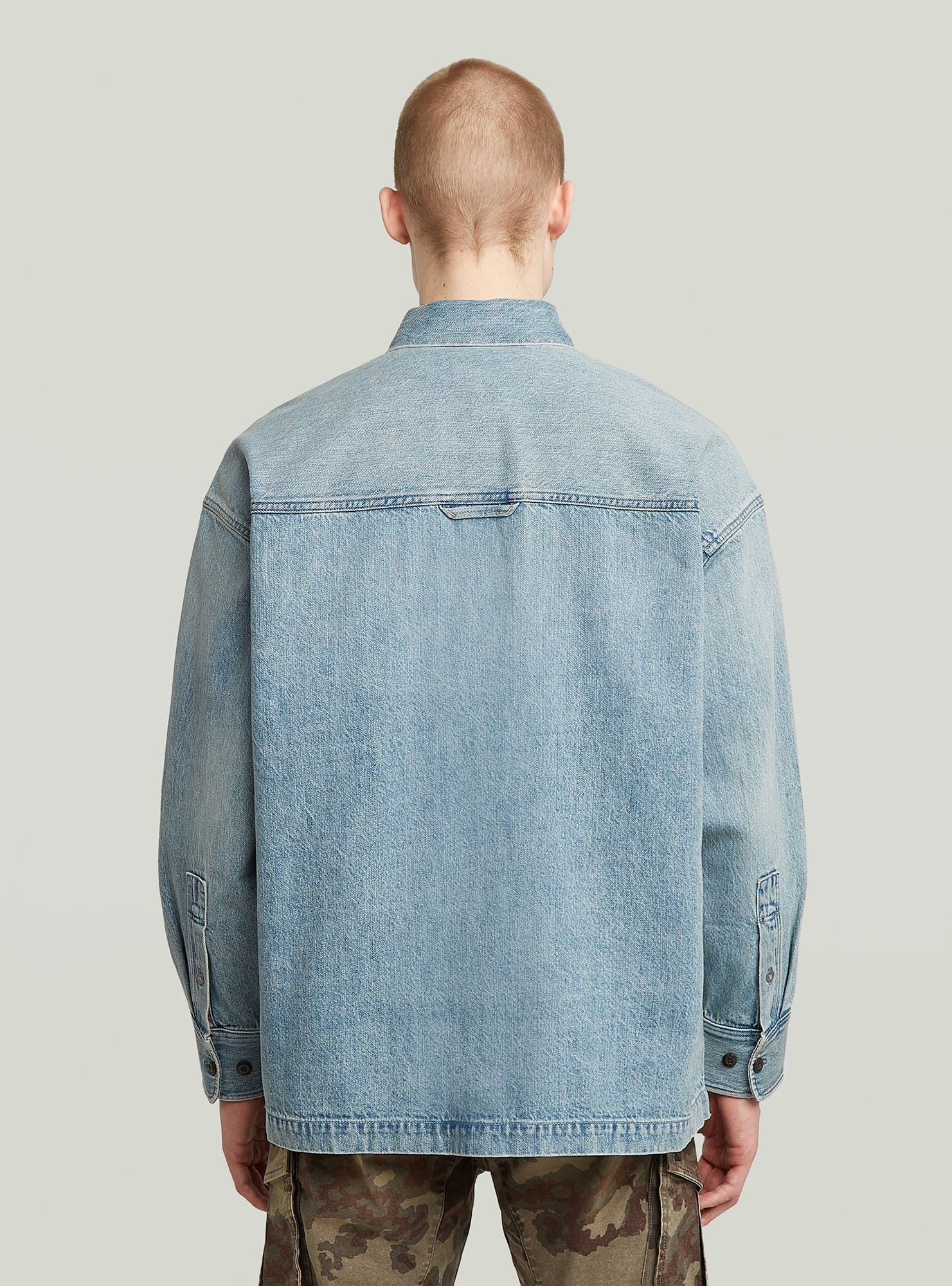 G-STAR Langarmshirt »Boxy Fit Overshirt«