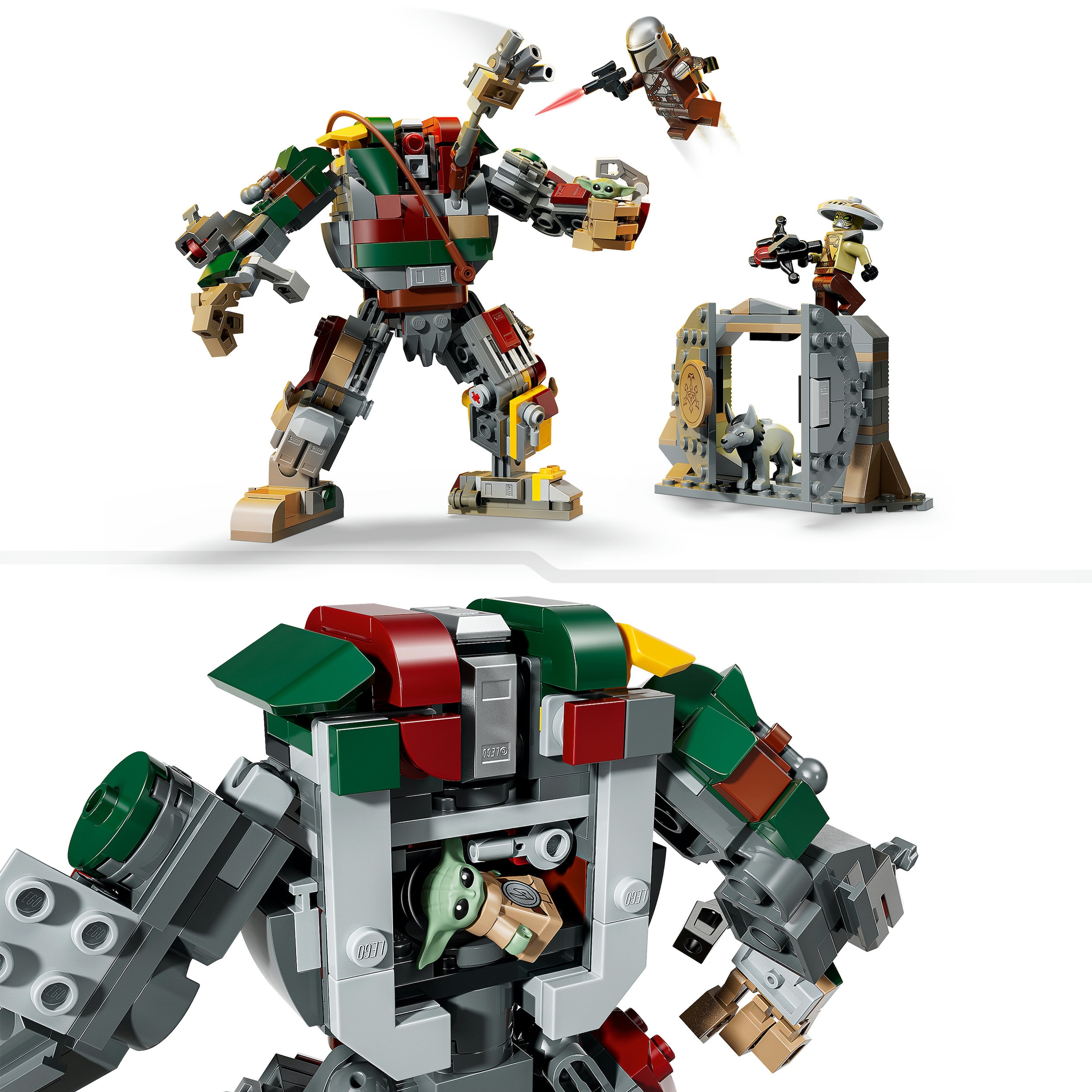 LEGO® Konstruktionsspielsteine »Showdown mit dem Wächterdroiden am Huttenpalast (75451)« LEGO Star Wars; Made in Europe