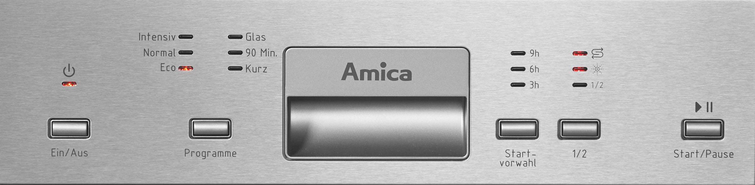 6. Bild von Amica teilintegrierbarer Geschirrspüler »EGSP 14895-1 E«, EGSP 14895-1 E, 10 Maßgedecke, Energiesparfunktion ECO
