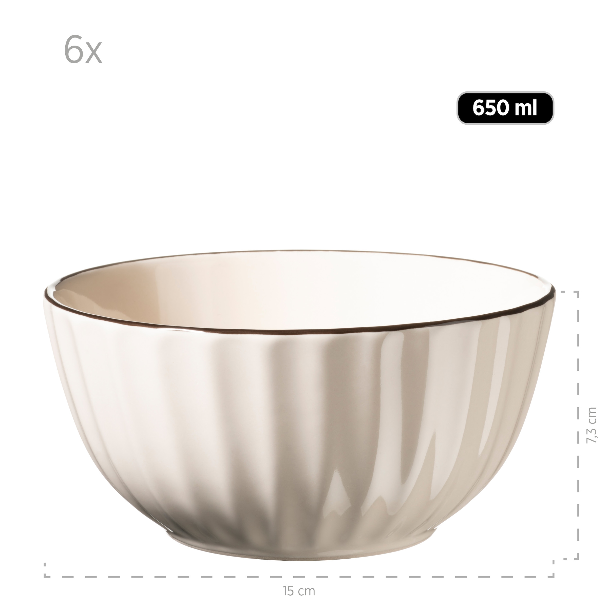 MÄSER Kombiservice »OSITA, Geschirr-Set, Steinzeug«