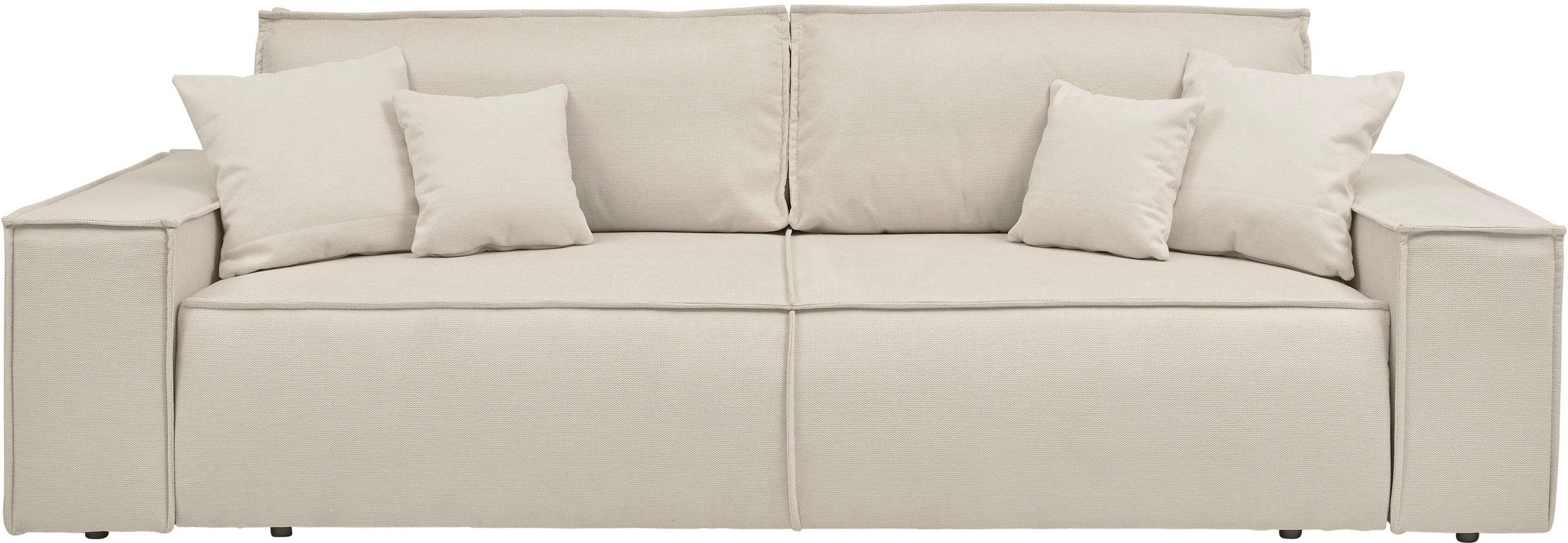 andas 3-Sitzer »FINNLEY Schlafsofa 257 cm, Schlaffunktion mit Bettkasten (2 günstig online kaufen