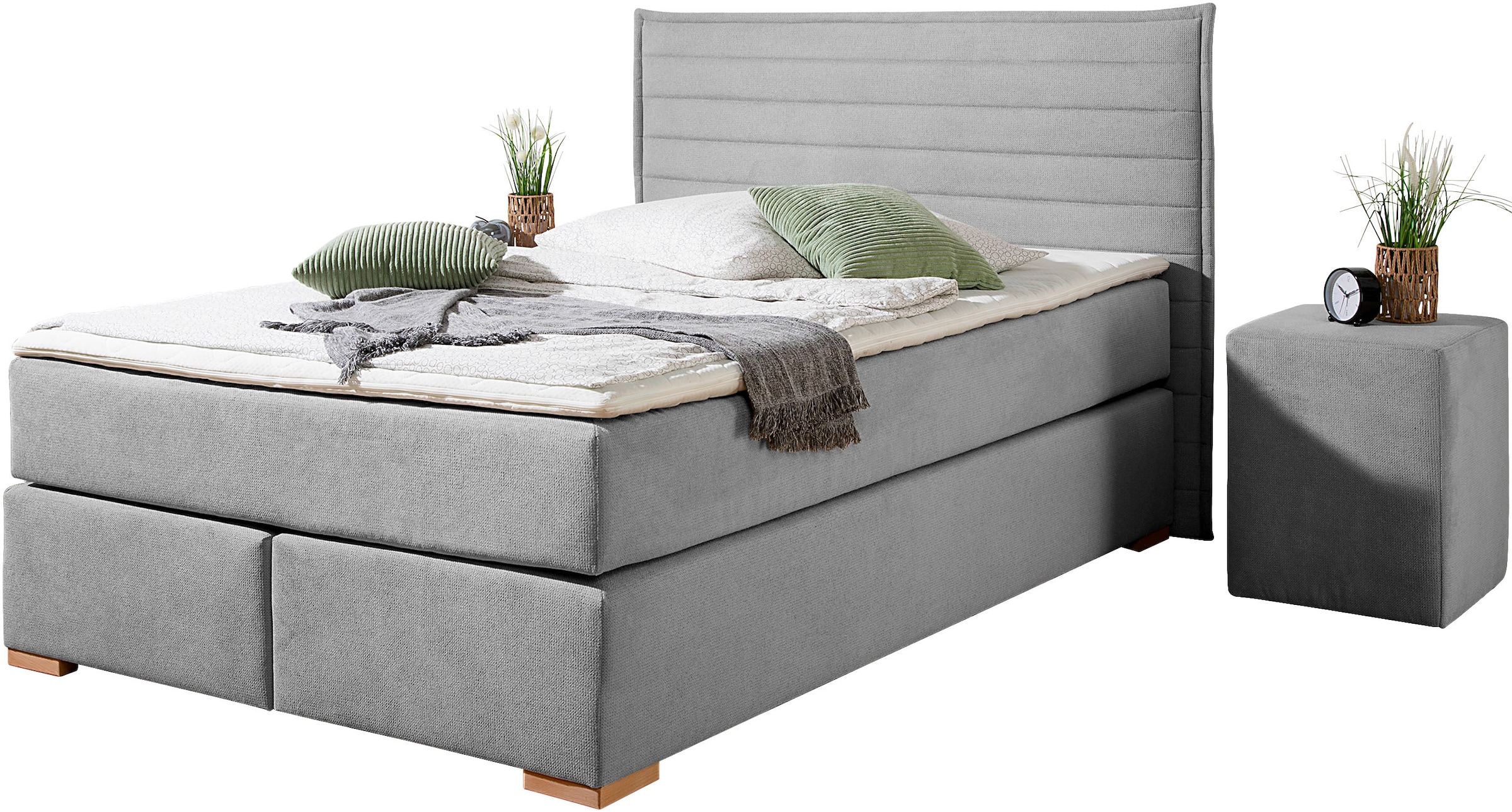 Home affaire Boxspringbett »"Östermoor"«, in H2, H3 oder H4 erhältlich günstig online kaufen