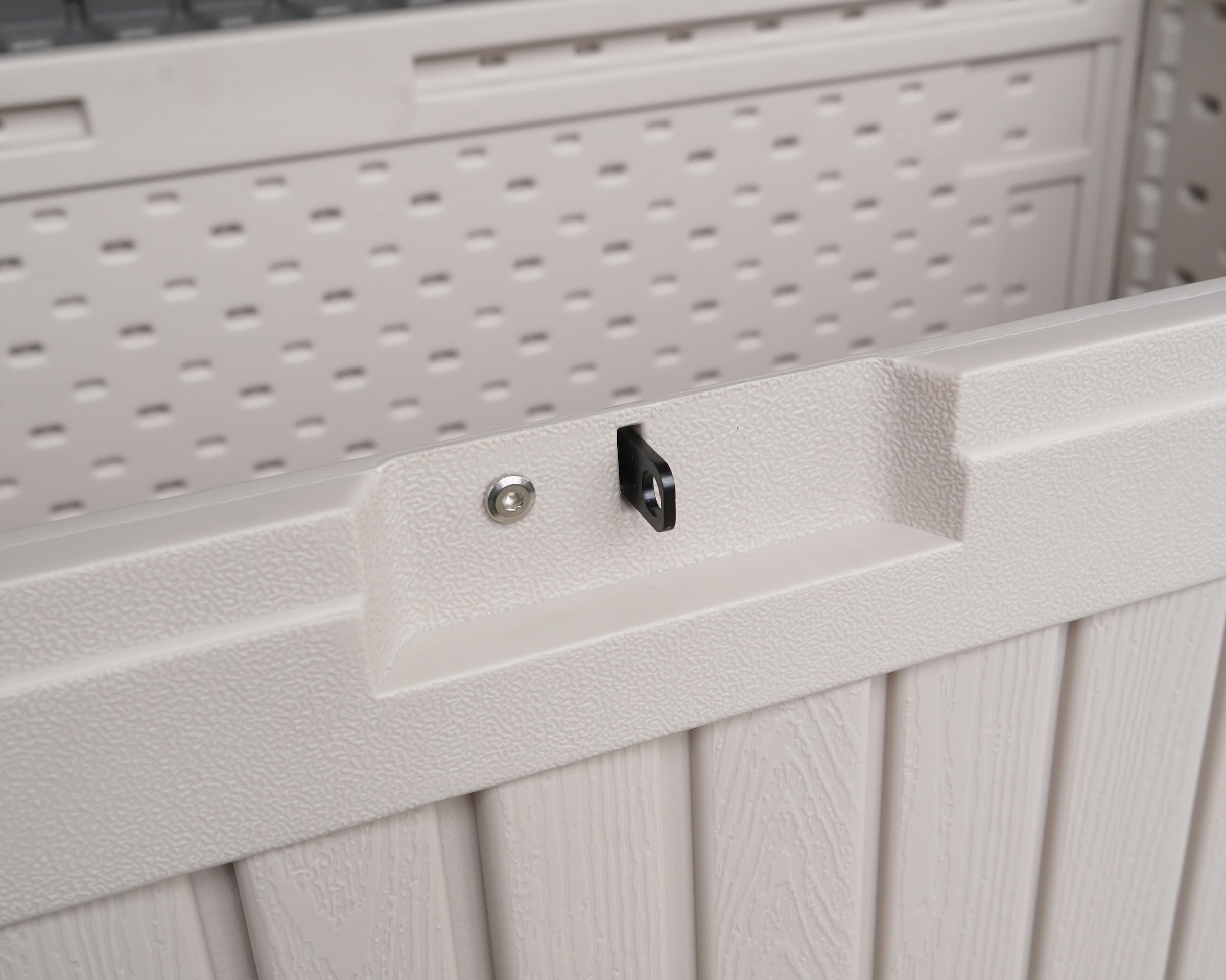 WESTMANN Kissenbox »Kunststoff-Gartenbox XXL Silva 570l, Anthrazit« 74x150x66cm, stabile und wetterfeste Konstruktion aus Kunststoff