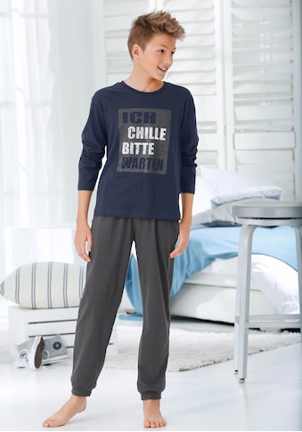 AUTHENTIC LE JOGGER Pyjama, "Ich chille bitte warten" kaufen
