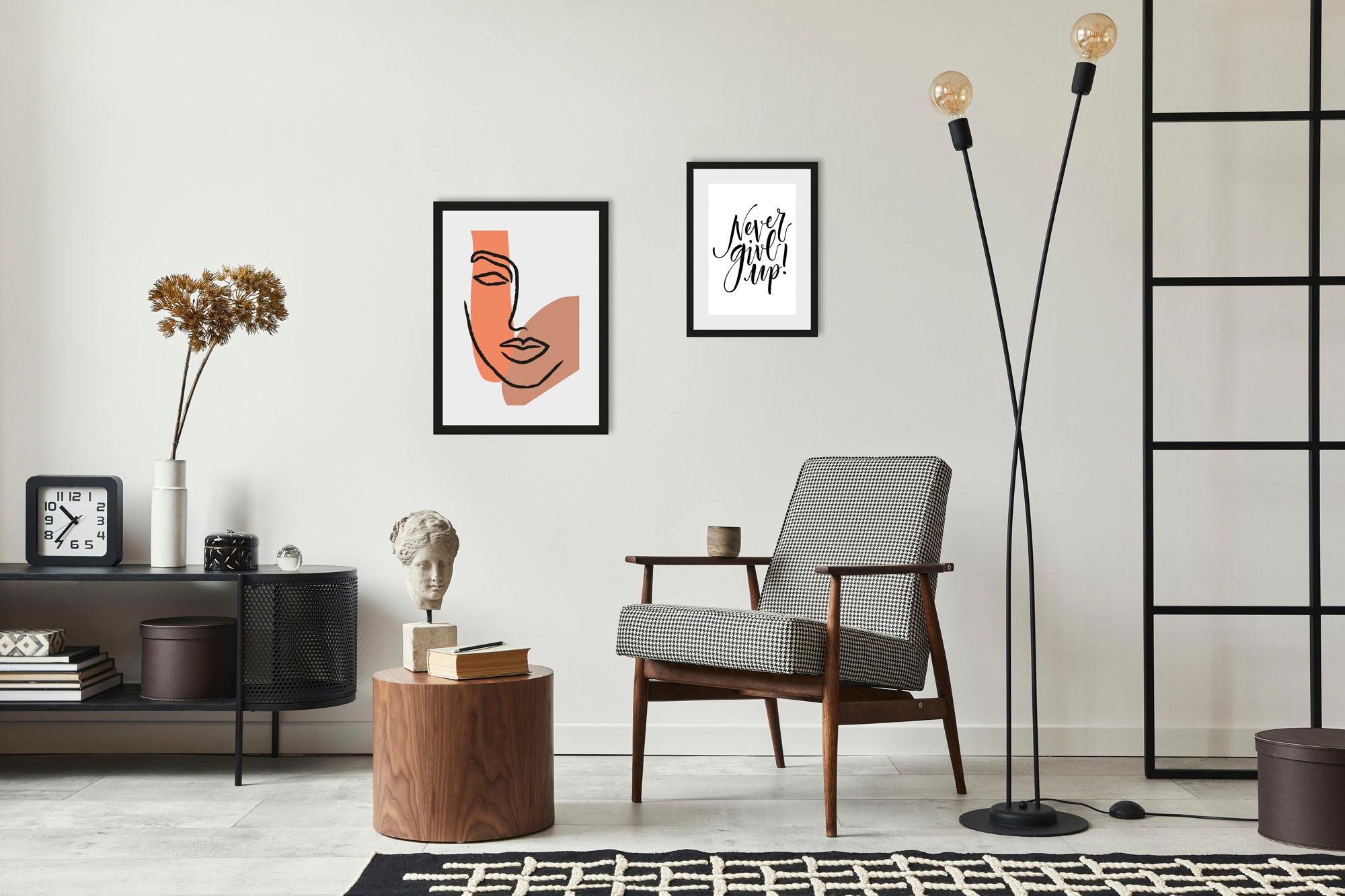 queence Bild »Dreamer«, Abstrakt-Kunst-Figuren-Gesicht-Sprüche & Texte-Moti günstig online kaufen