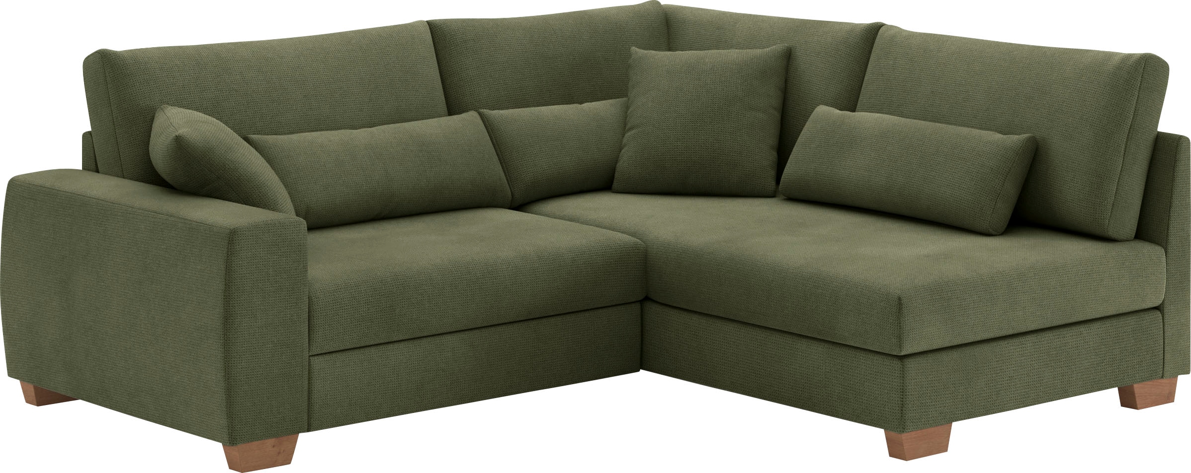 Mr. Couch Ecksofa »L-Form«, Mit Federkern, wahlweise mit Bett und Taschenfederkern
