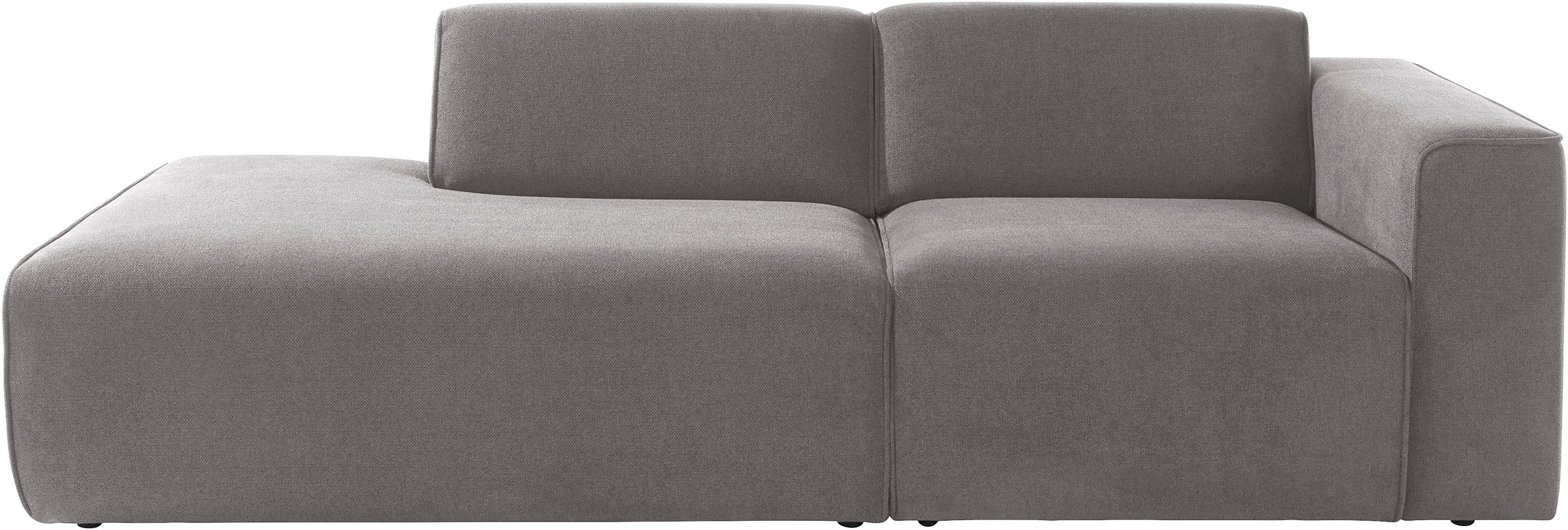 andas 2-Sitzer »Noord mit Kedernaht, Breite 227 cm«, Cord, Struktur, Webstoff, mit Wellenunterfederung, Massivholzrahmen