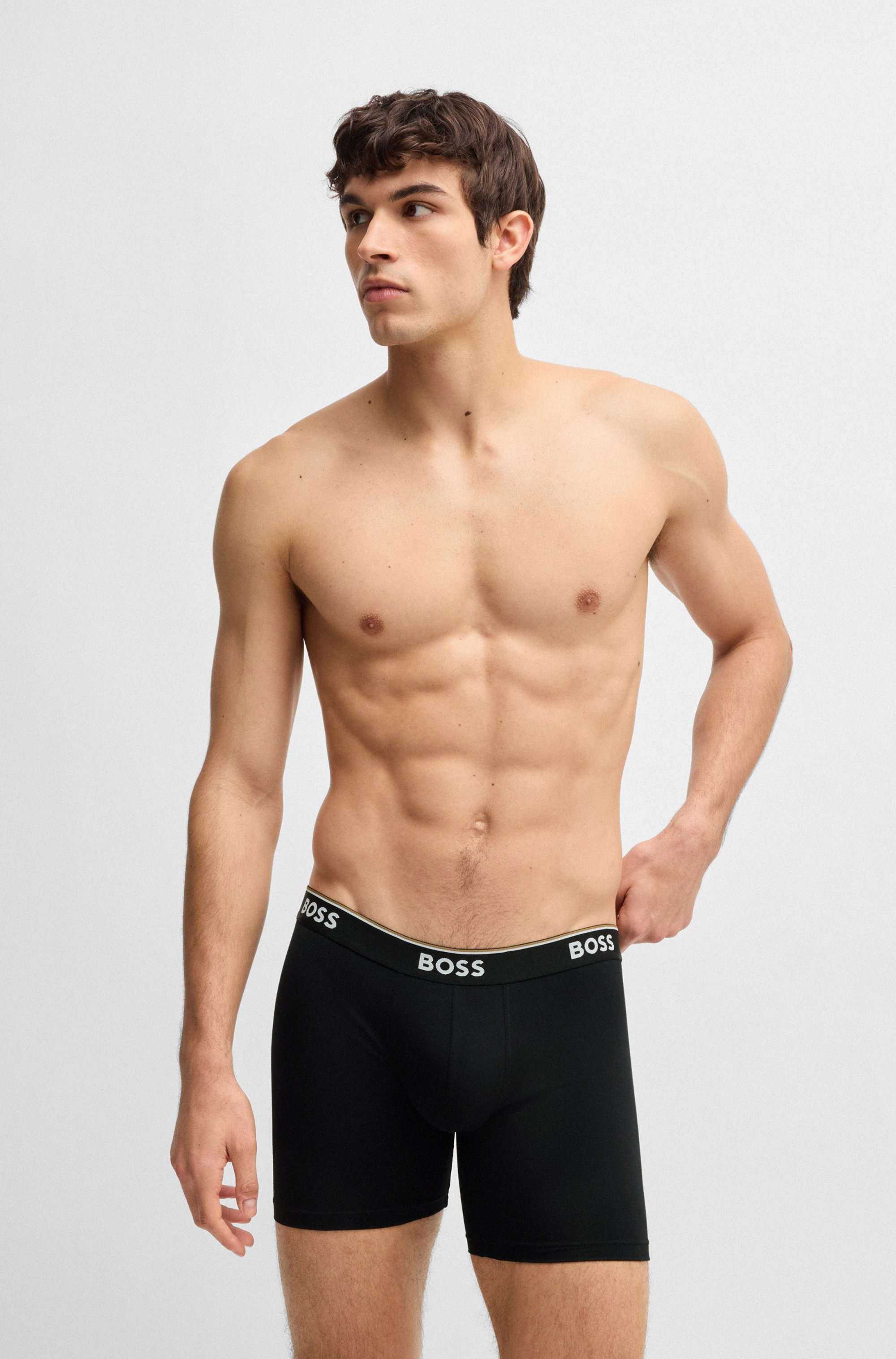 BOSS Boxershorts »BoxerBrLong 3P Power«