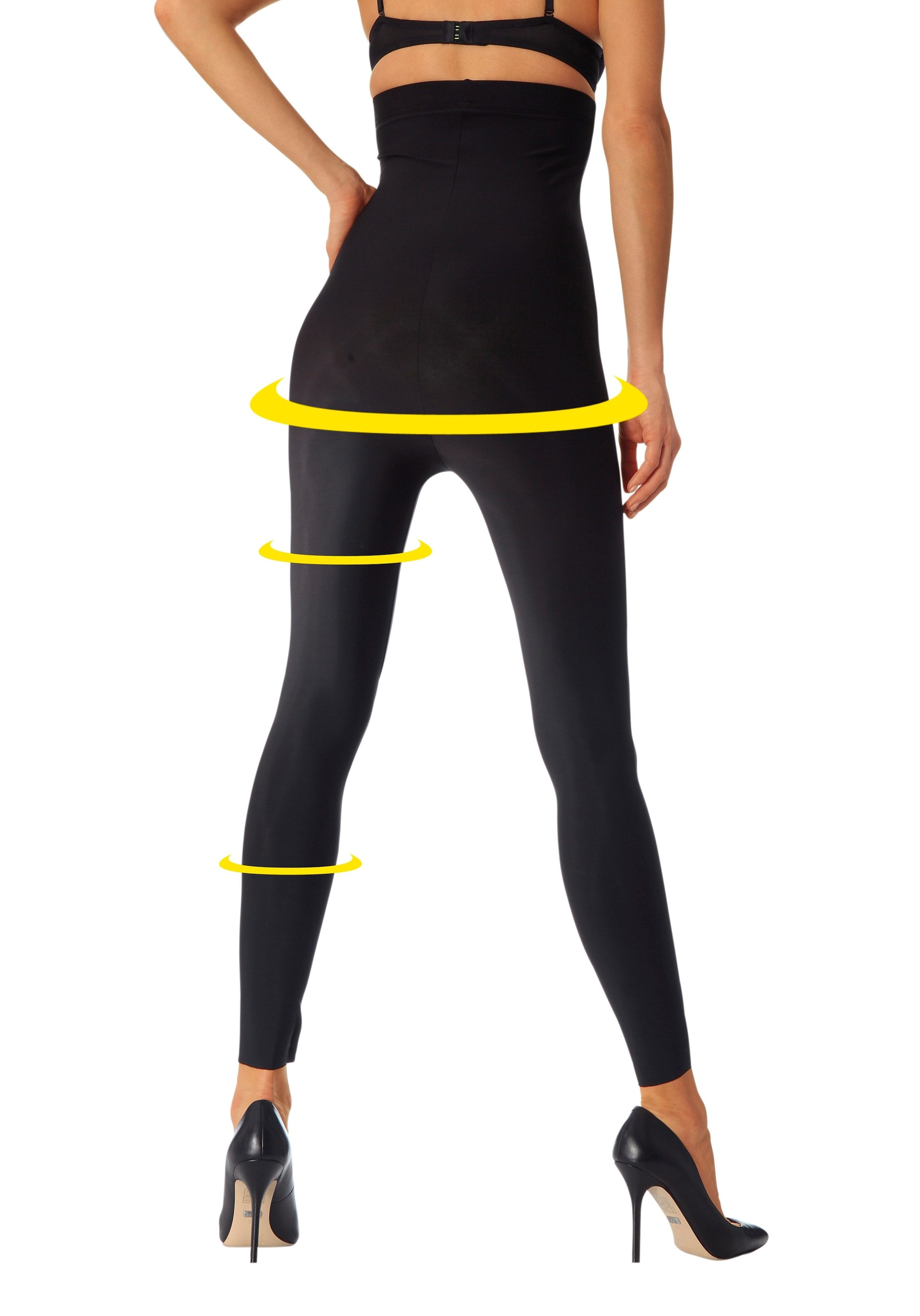 LASCANA Highwaist Leggings  mit leichtem Shaping Effekt, Loungewear