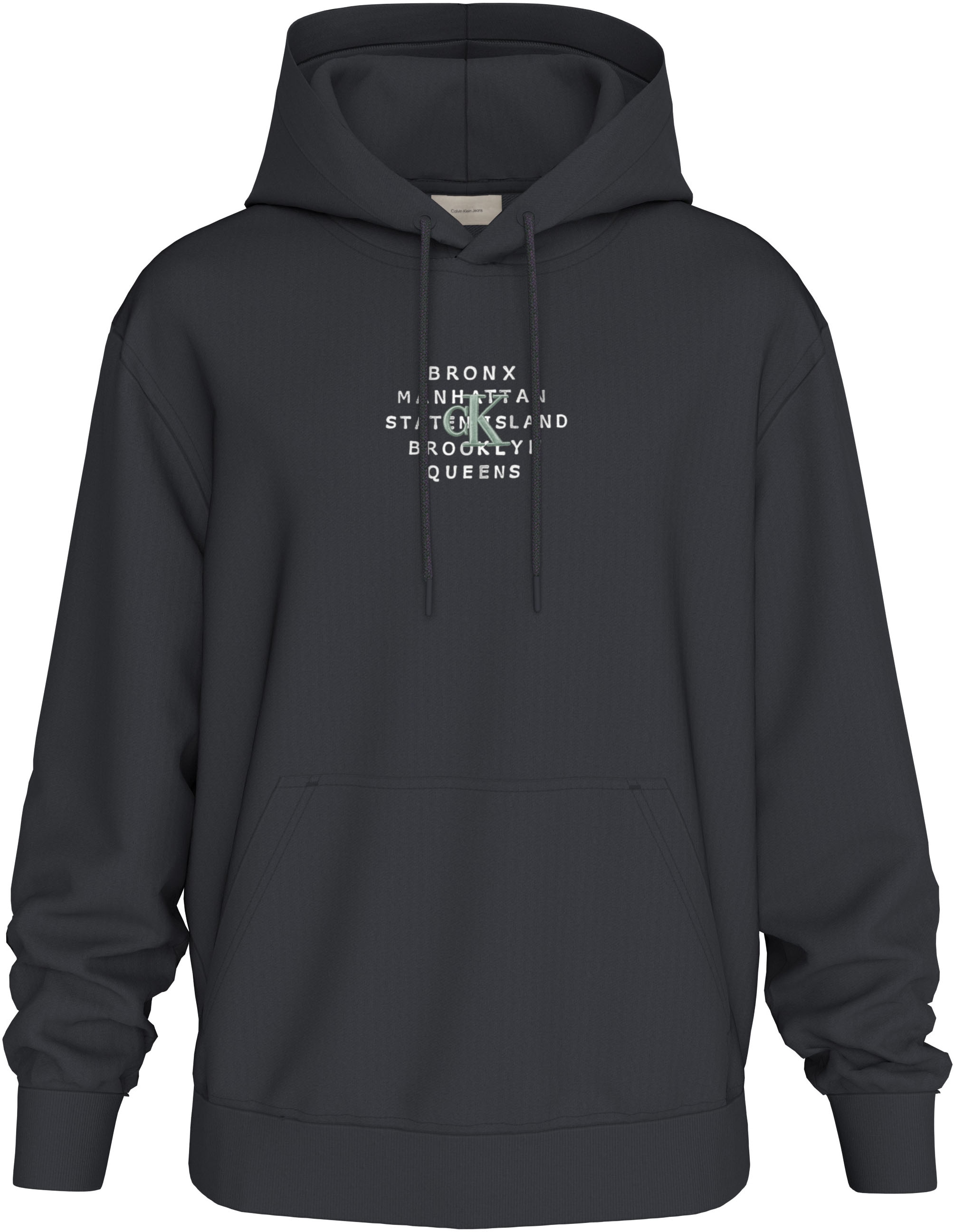 Calvin Klein Jeans Sweatshirt »NYC STAMP GRAPHIC HOODIE«, mit Logostickerei