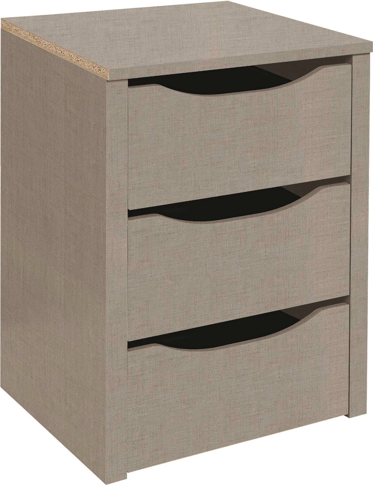rauch Schubladeneinsatz »Zubehör für Rauch-Schränke ORANGE/BLUE«, mit 3 Schubladen und Metallauszügen Breite 43 cm, Tiefe 45 cm