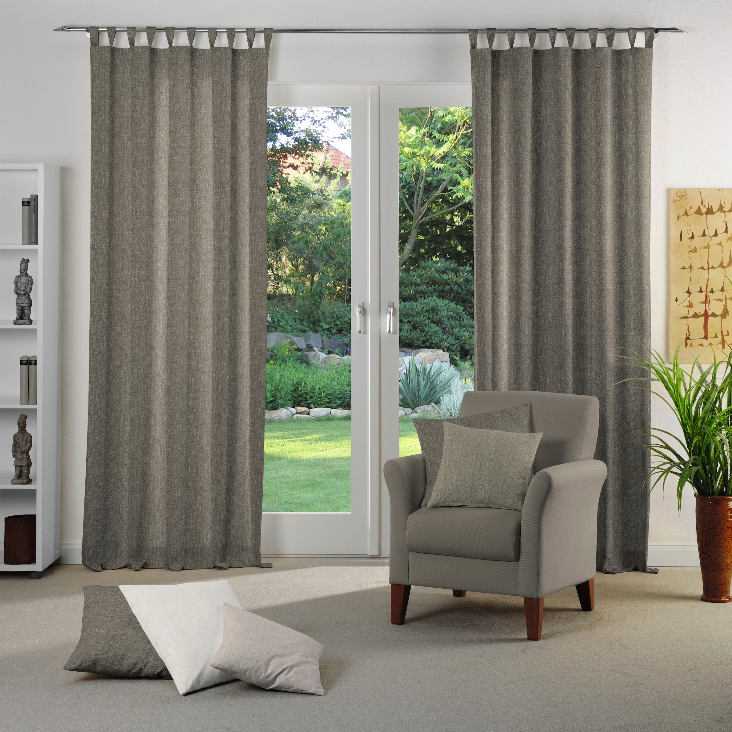 Wirth Vorhang »Torbole« Schlaufen 1 Stk. tlg. günstig online kaufen