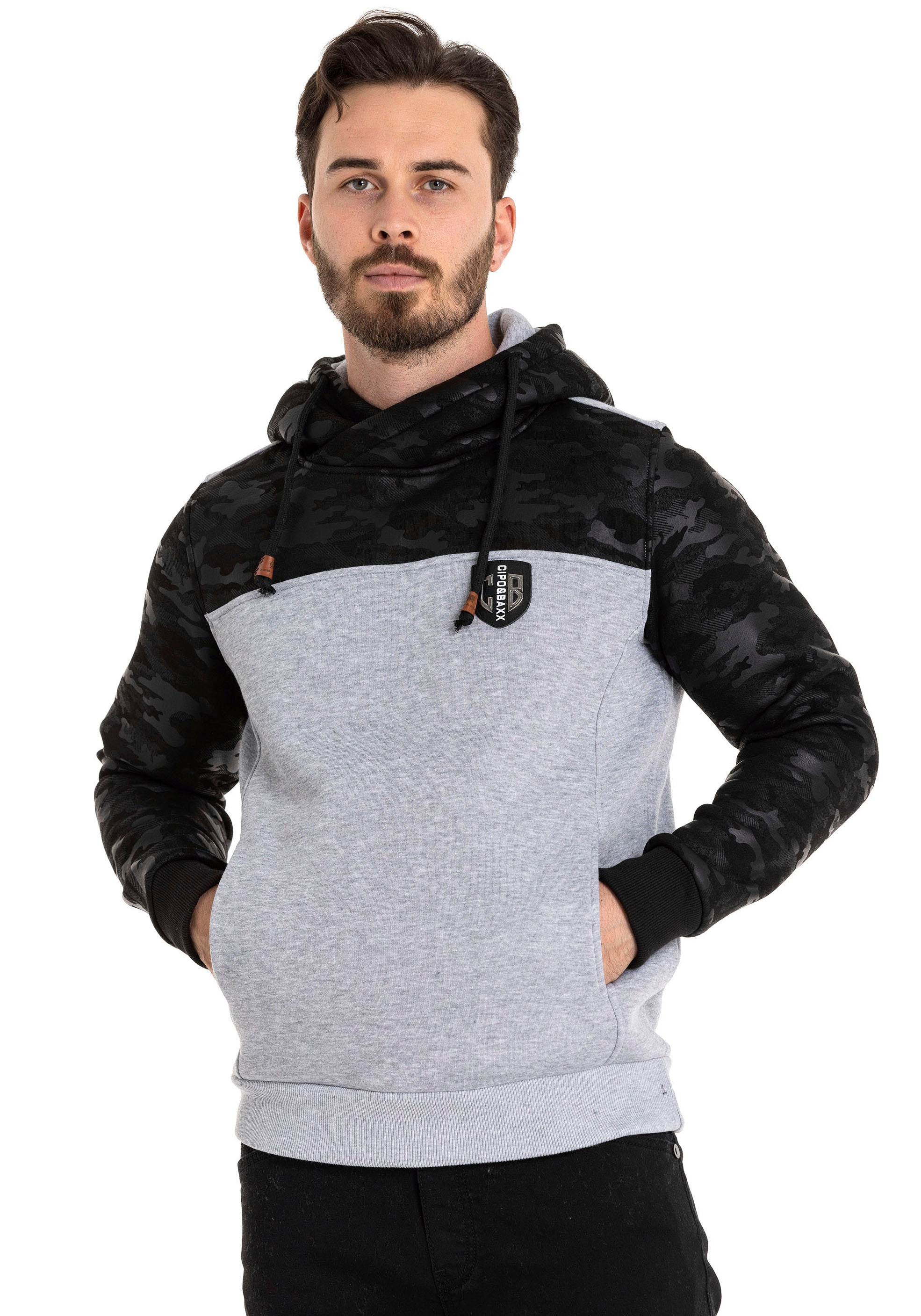 Cipo & Baxx Kapuzensweatshirt
