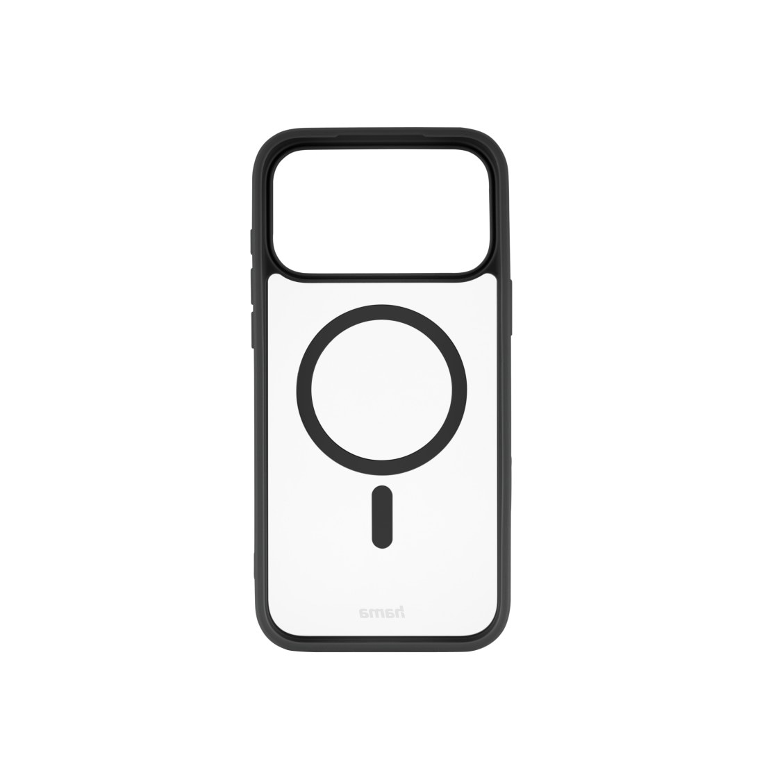 Hama Smartphone-Hülle »Handyhülle für Apple iPhone 17 Pro Max, magnetisch, Apple MagSafe, Qi2« Smartphones Wireless Charging, passgenaue Anti-Rutsch-Oberfläche, transparent