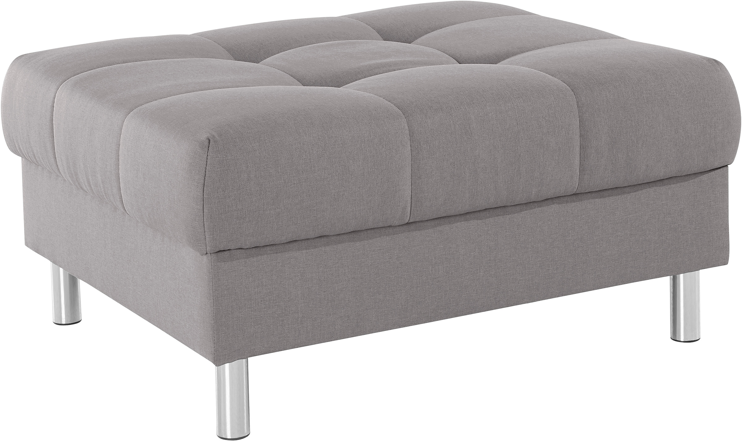 COLLECTION AB Ecksofa »Rada L-Form«, inklusive Hocker, Bettfunktion und Federkern