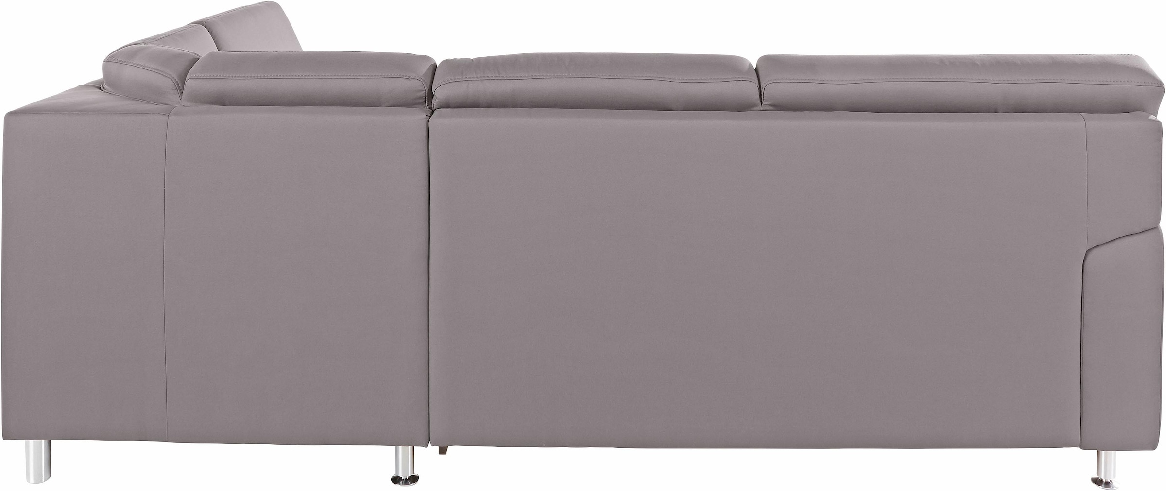 sit&more Ecksofa »Belfort L-Form«, wahlweise mit Vorziehsitz und Bettkasten