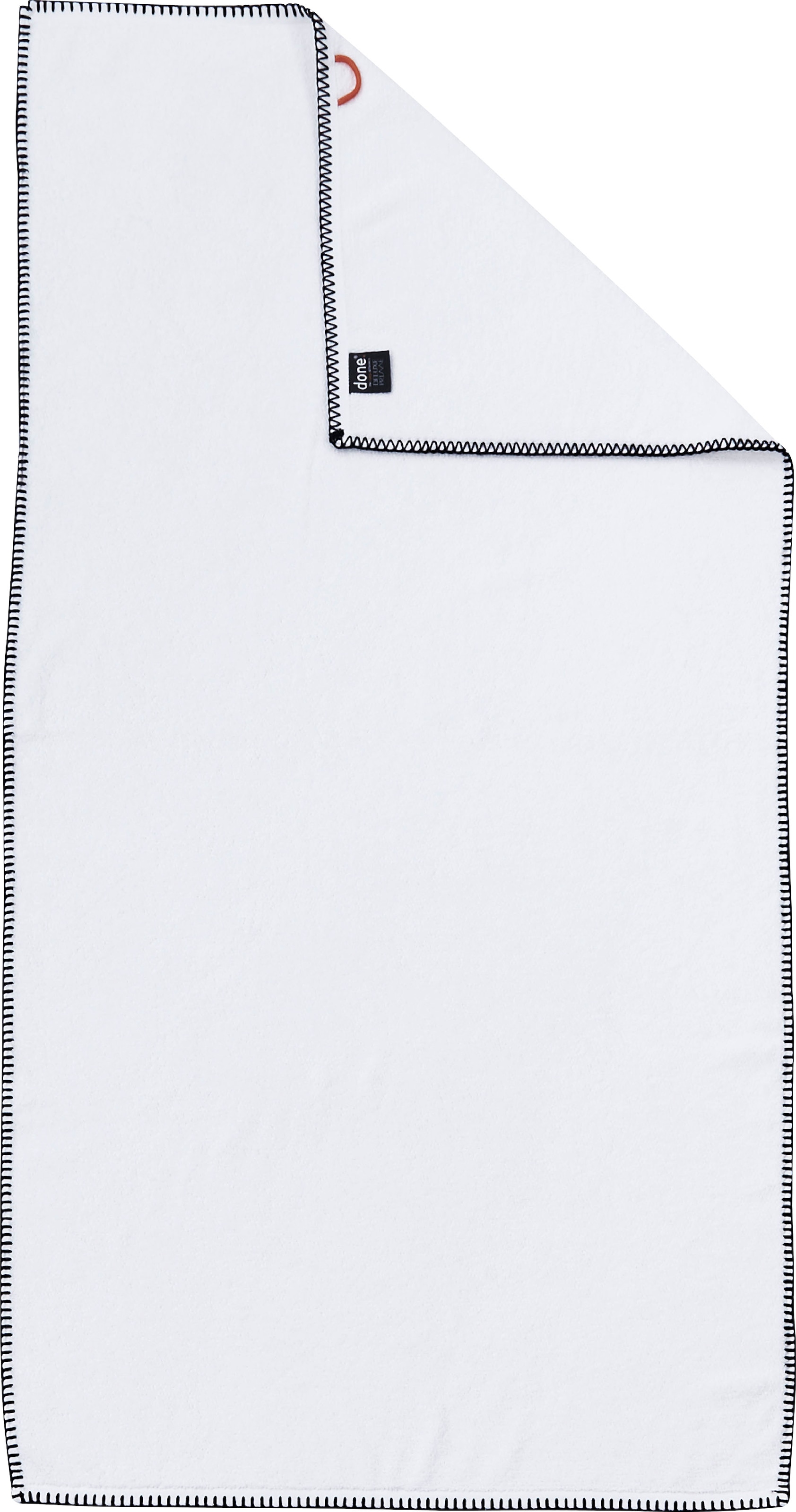 done.® Duschtuch »Deluxe Prime« Uni-Farben, Hotelqualität aus hochwertigem Zwirnfrottier, mit Ziernaht