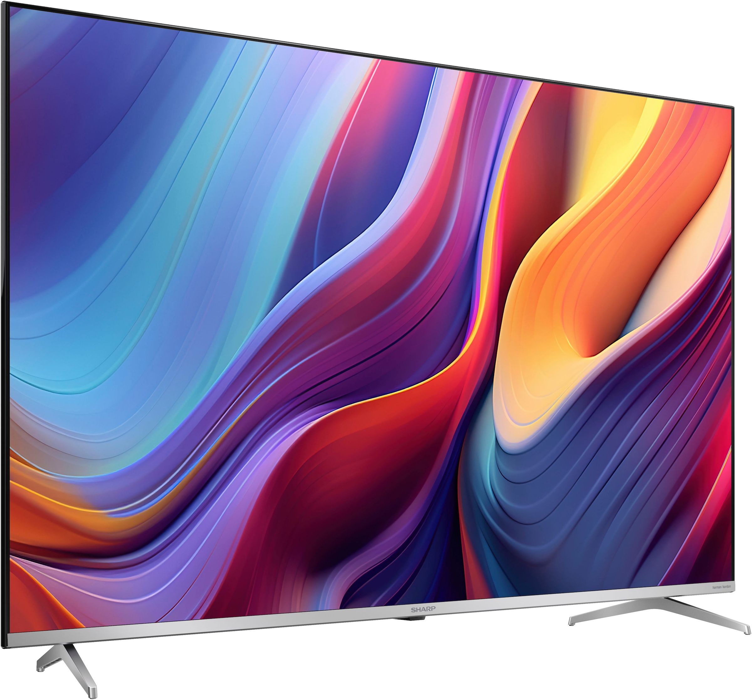 Sharp QLED-Fernseher »4T-C50GPx«, 4K Ultra HD, Google TV-Smart-TV, Quantum Dot, QLED, Dolby Atmos, Dolby Vision, HDMI 2.1 mit eARC