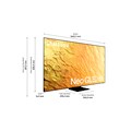 Samsung QLED-Fernseher »75" Neo QLED 8K QN800B (2022)«, 163 cm/65 Zoll, 8K, Smart-TV-Google TV, Quantum Matrix Technologie Pro mit Neural Quantum Prozessor 8K-Quantum HDR 2000-Ultimate 8K Dimming Pro