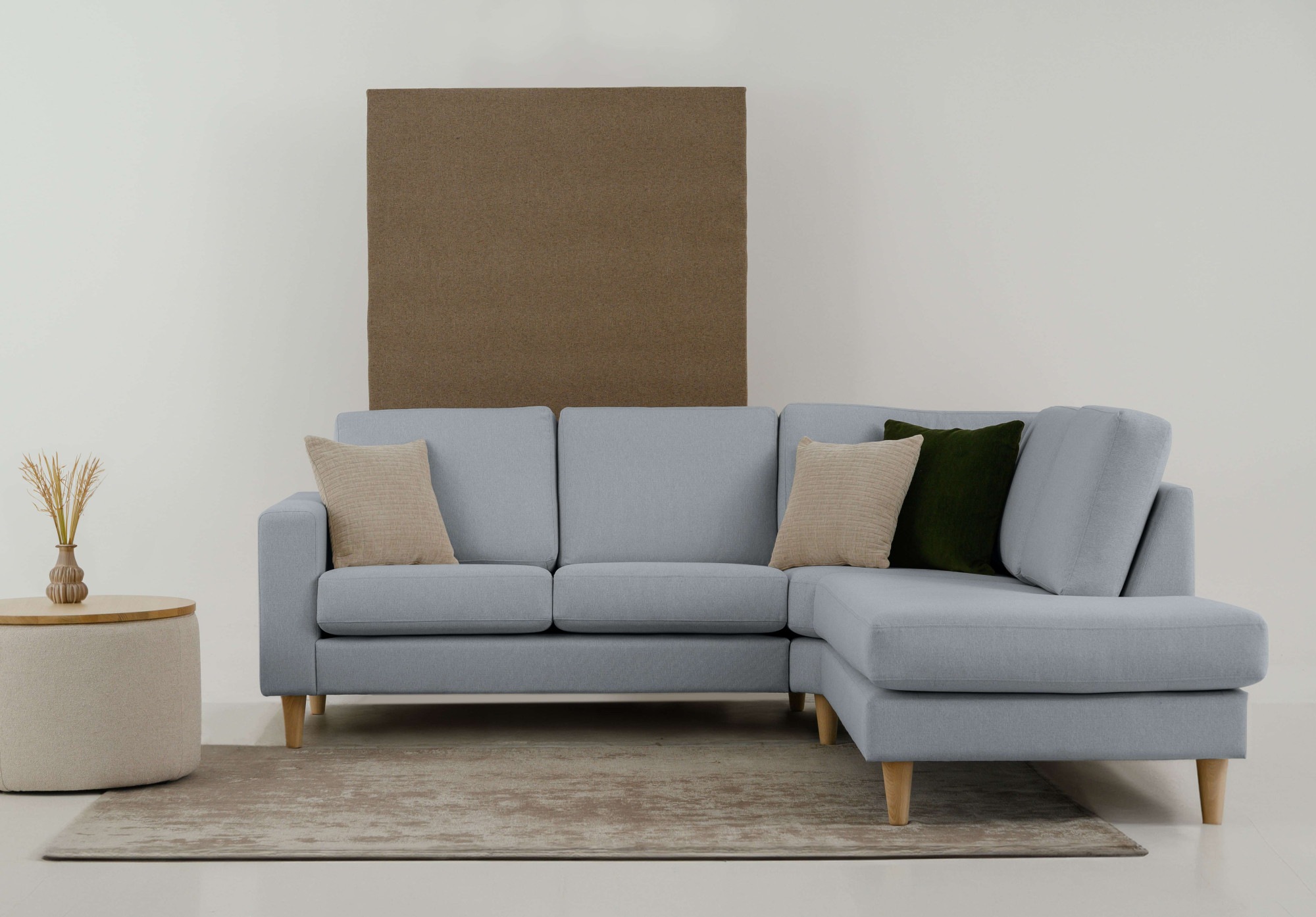 andas Ecksofa »Tvinno«, im skandinavischen Stil, L-Form, mit Massivholzfüße günstig online kaufen