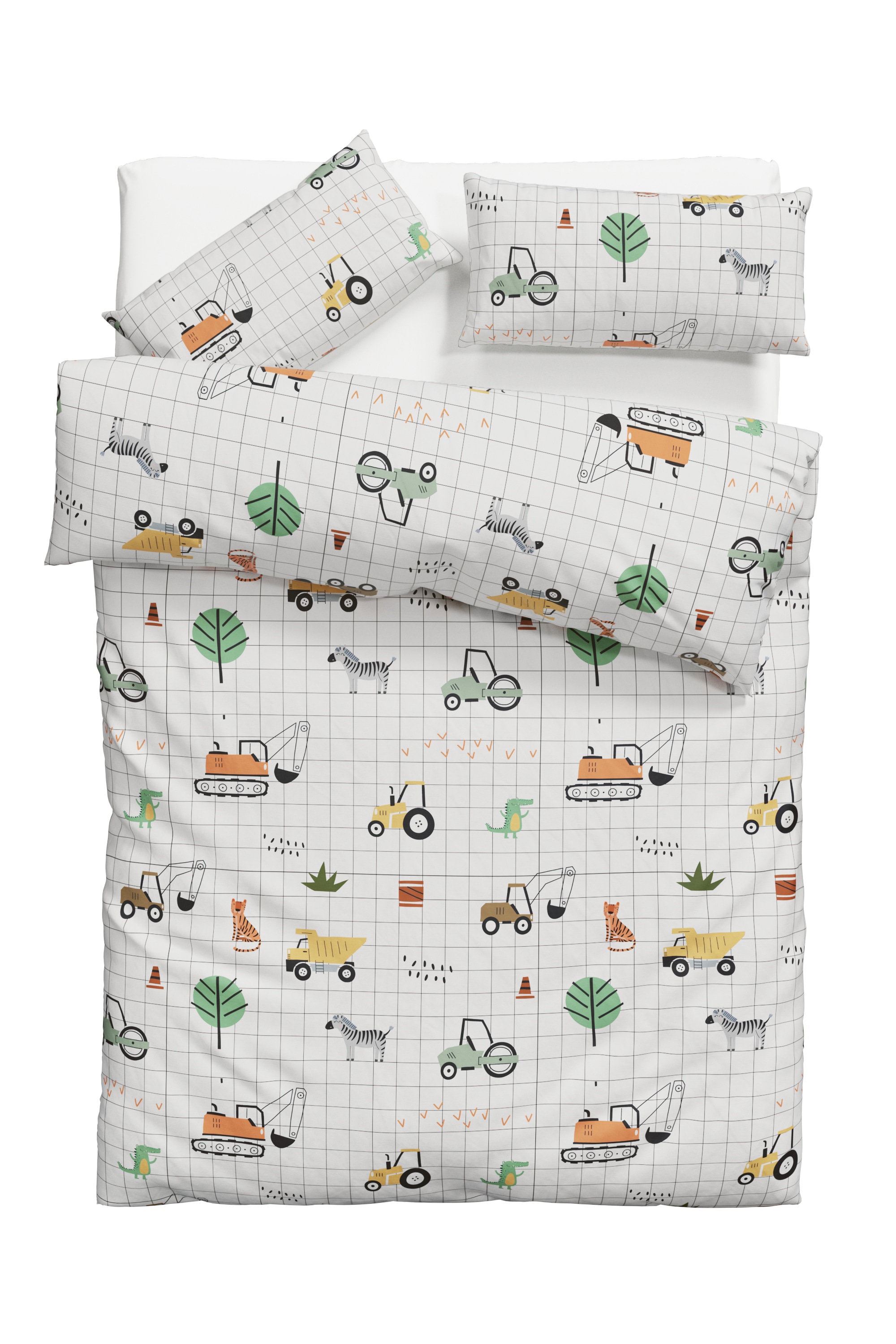 Lüttenhütt Kinderbettwäsche »CUDDLEE«, in vielen Designs: Dino,Einhorn,Welt günstig online kaufen