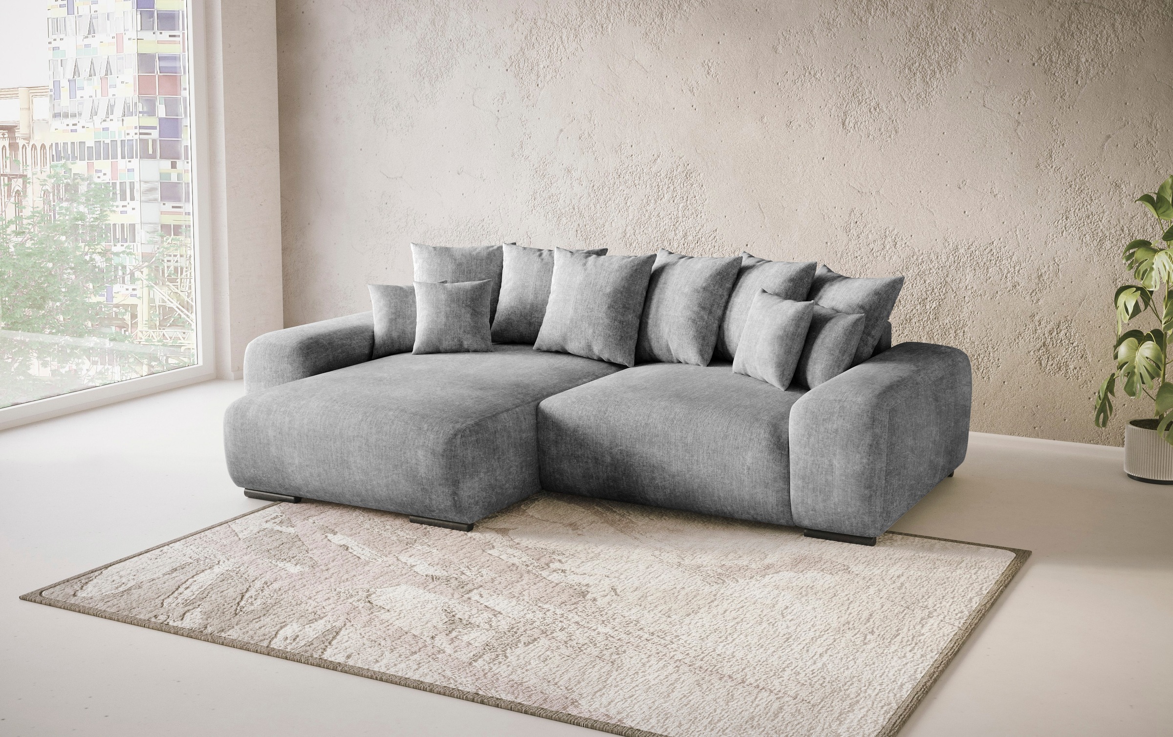 Mr. Couch Polsterecke »Sundance, L-Form«, Dauerschläfer mit Bett, Bettkaste günstig online kaufen