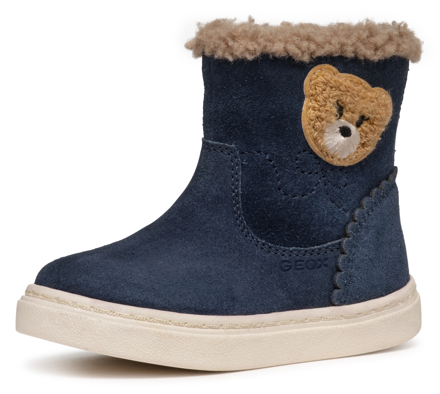 Winterboots »B NASHIK GIRL A«, Klettstiefel, Babystiefel Winterstiefel mit süßem Patch