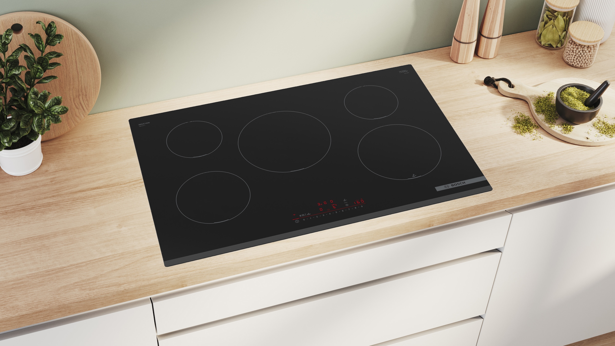 BOSCH Induktions-Kochfeld "PIV831HC1E", schwarz