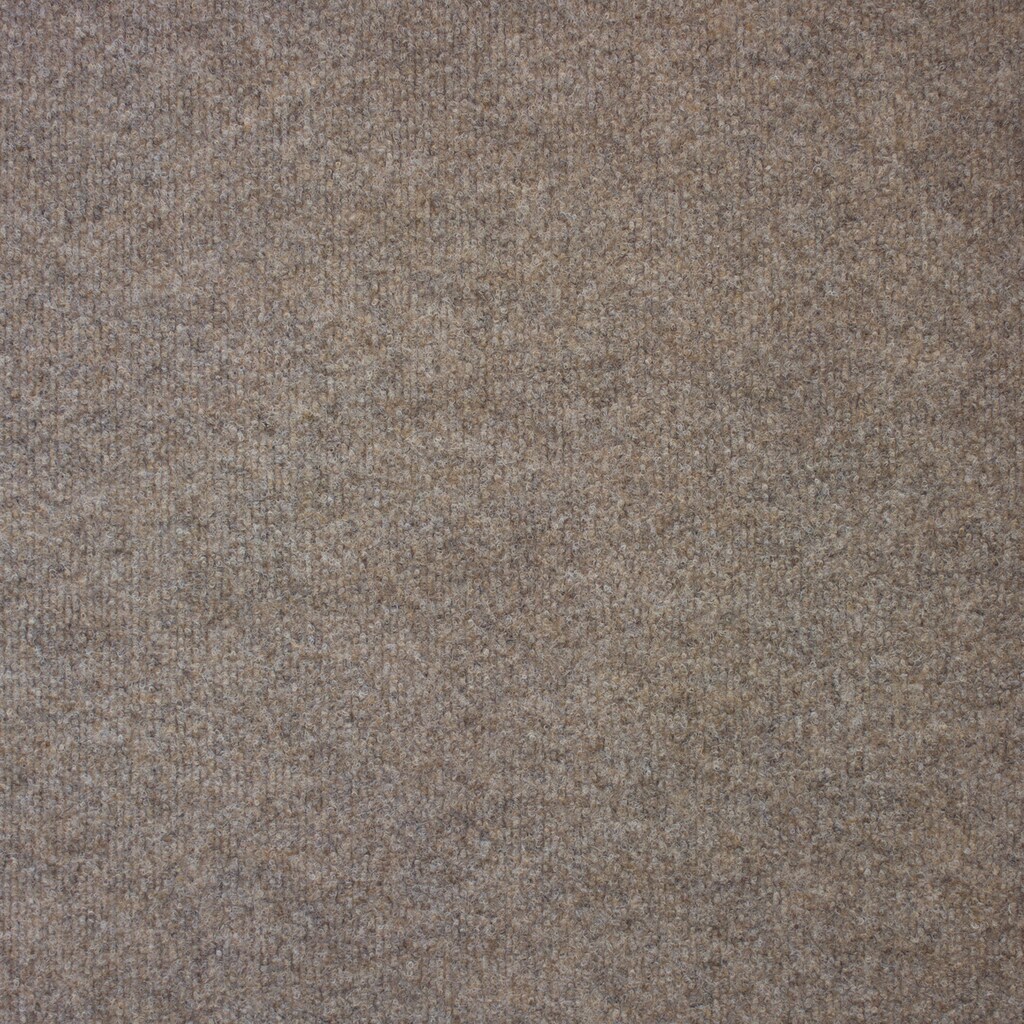 Renowerk Teppichfliese »Madison«, quadratisch, 6 mm Höhe, 20 Stk., 5 m², beige, selbstliegend, fußbodenheizungsgeeignet, Teppichfliese 50 cm x 50 cm
