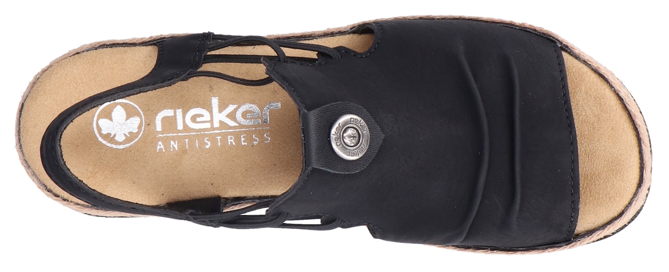 Rieker Plateausandale  Sommerschuh, Sandalette, modisches Plateau