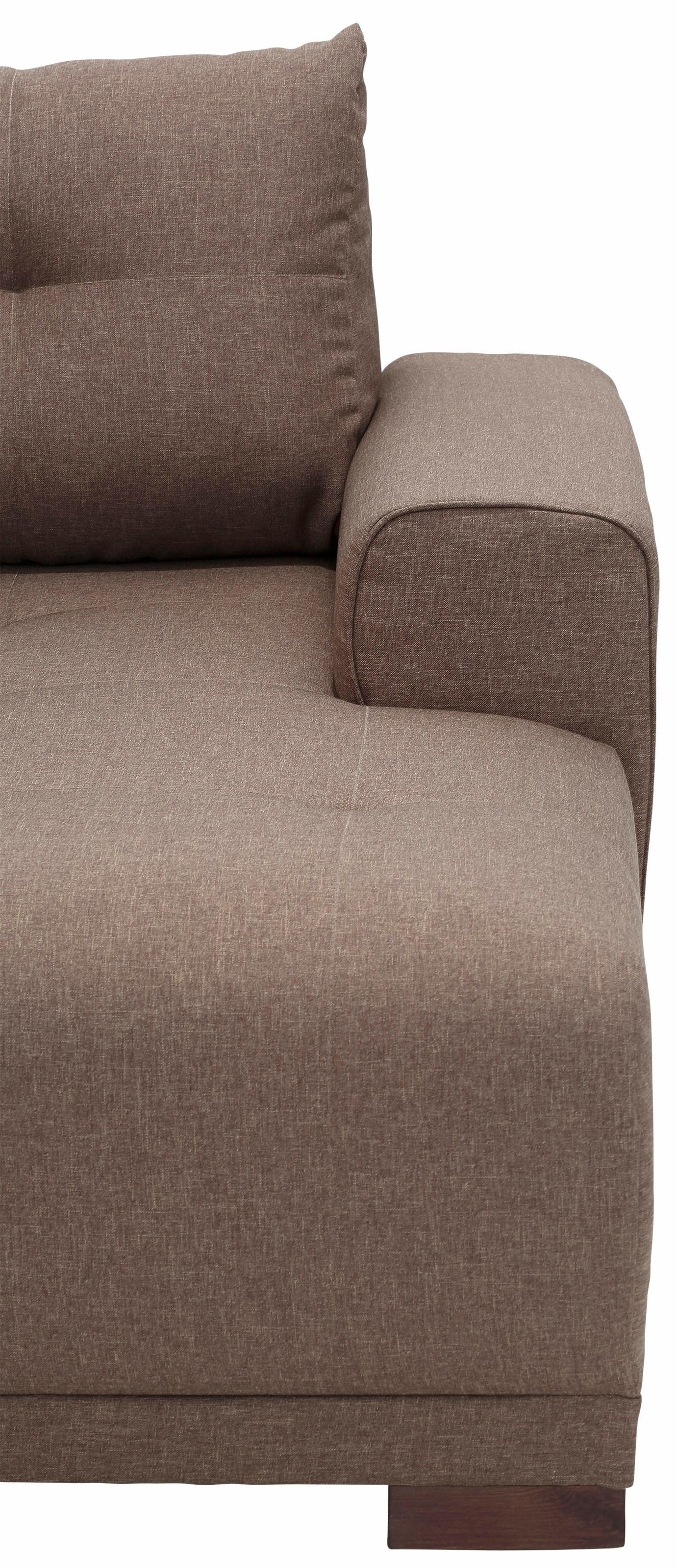 Home affaire Wohnlandschaft »Viborg U-Form«, mit Regal in der Armlehne, wahlweise mit Bettfunktion