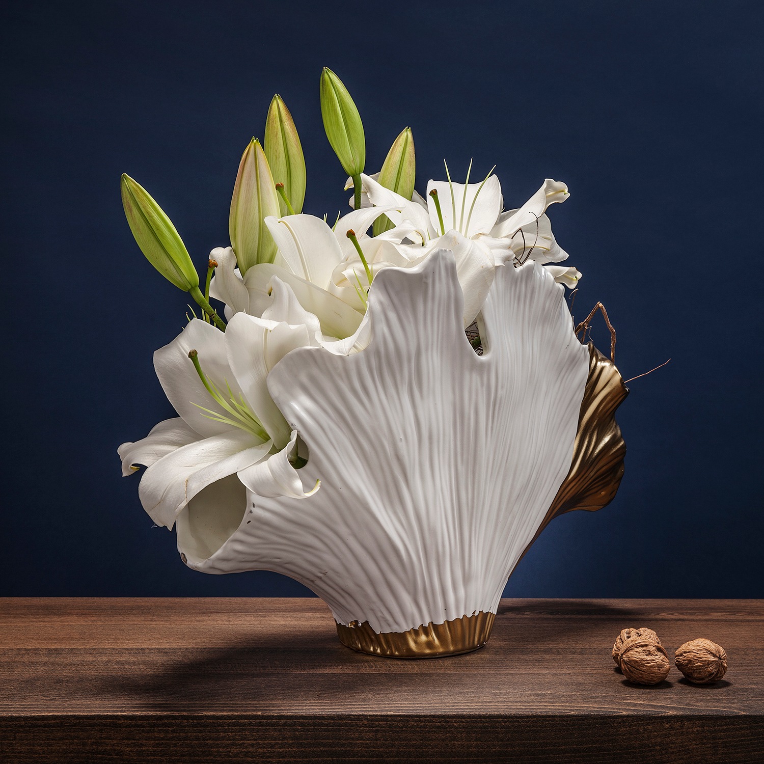 Kare Design Tischvase »Vase Ginkgo Elegance« günstig online kaufen
