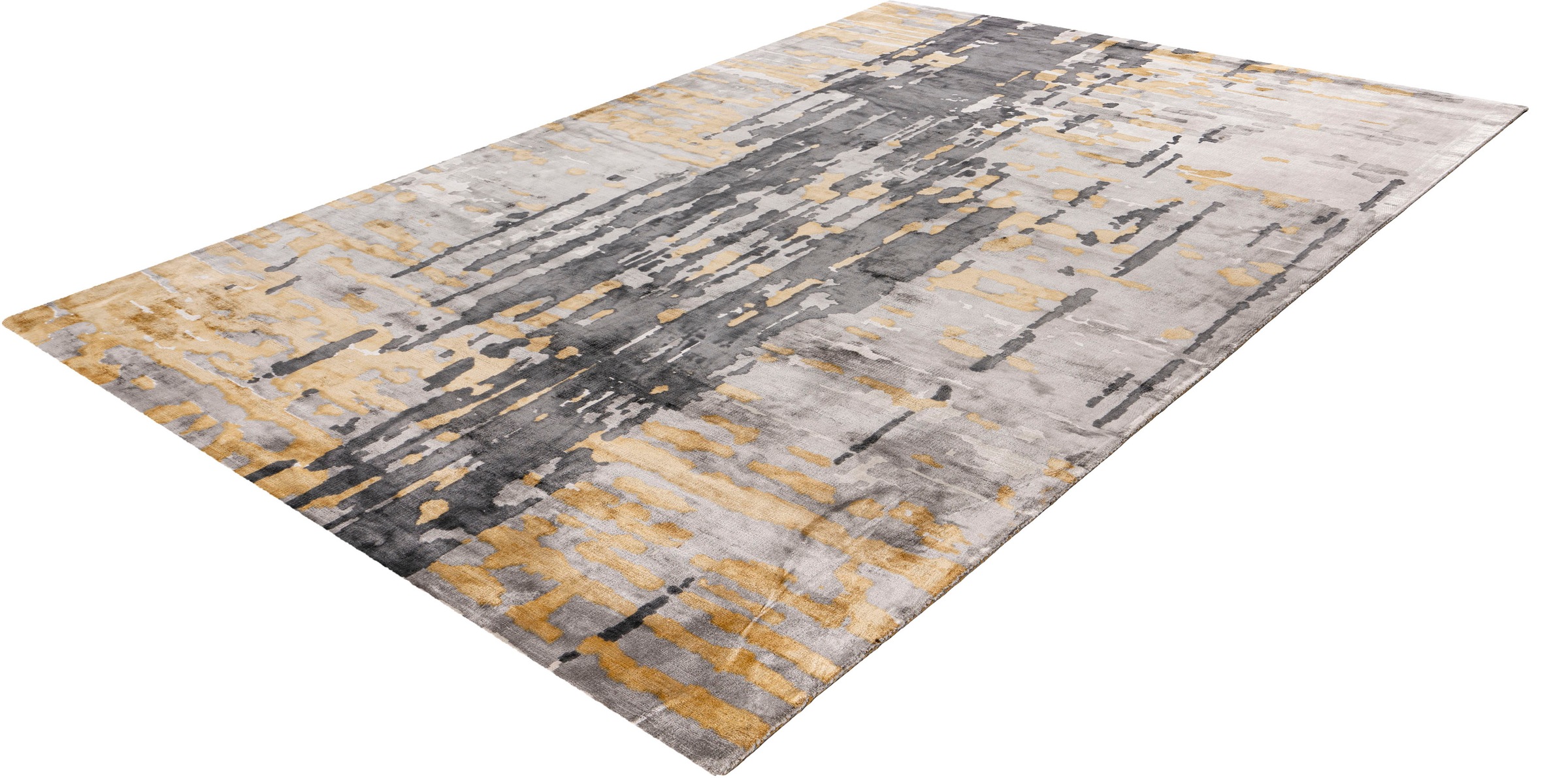 Padiro Teppich »Sinai 225« rechteckig 11 mm Höhe Viskose, weich, Retro Look, Wohnzimmer