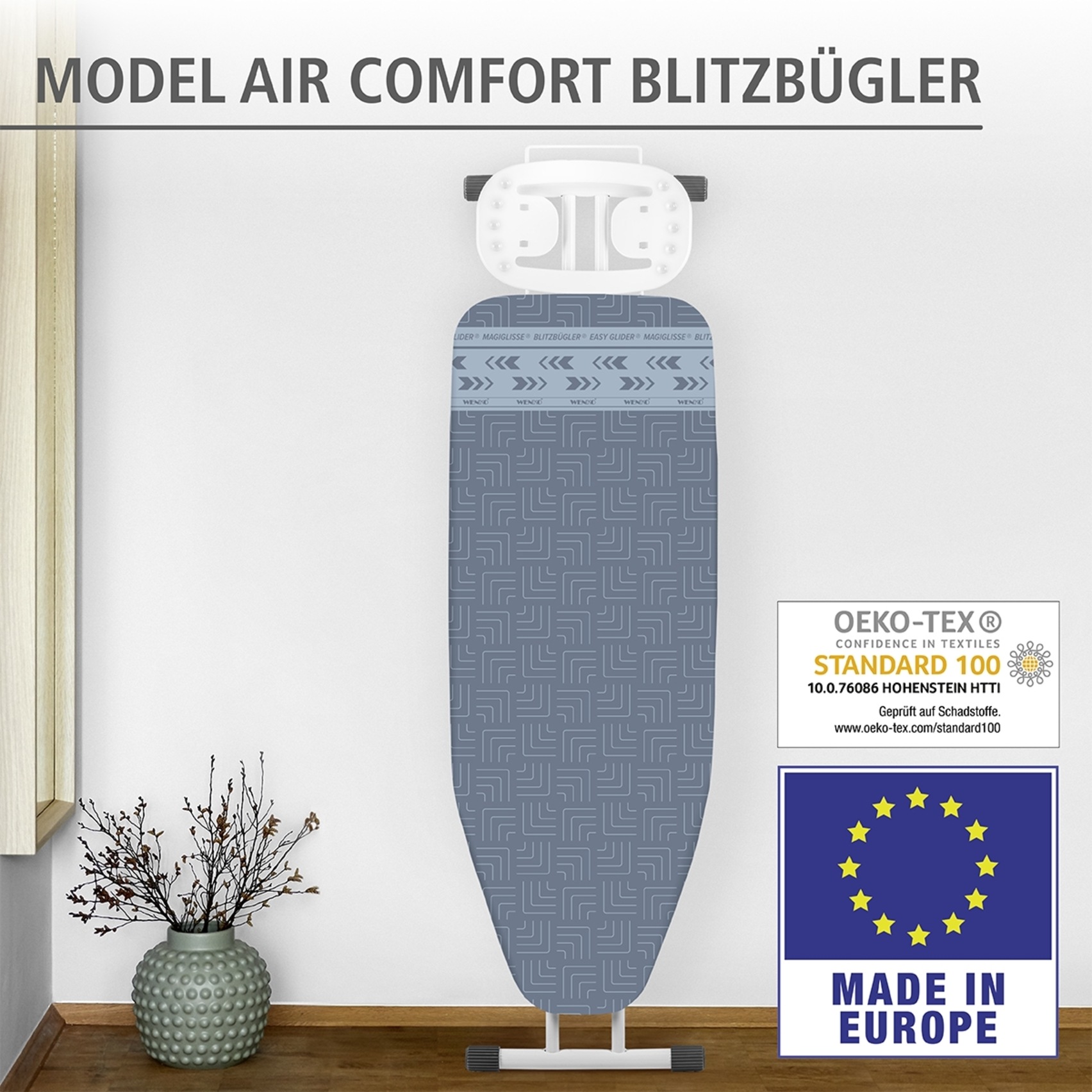 WENKO Bügelbrettbezug »Modell Air Comfort XL/Universal«, mit Blitzbüglerzon günstig online kaufen