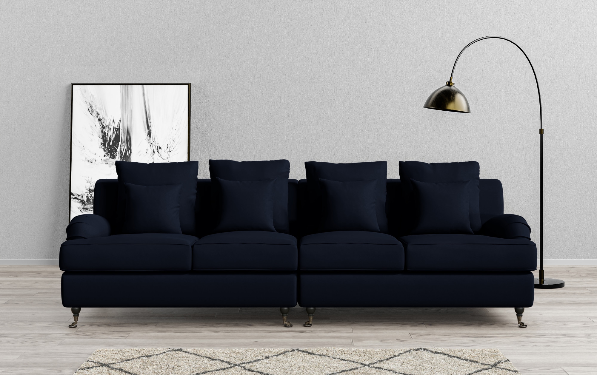Guido Maria Kretschmer Home&Living Big-Sofa »NORIN«, zwei Fußarten: vorne - günstig online kaufen