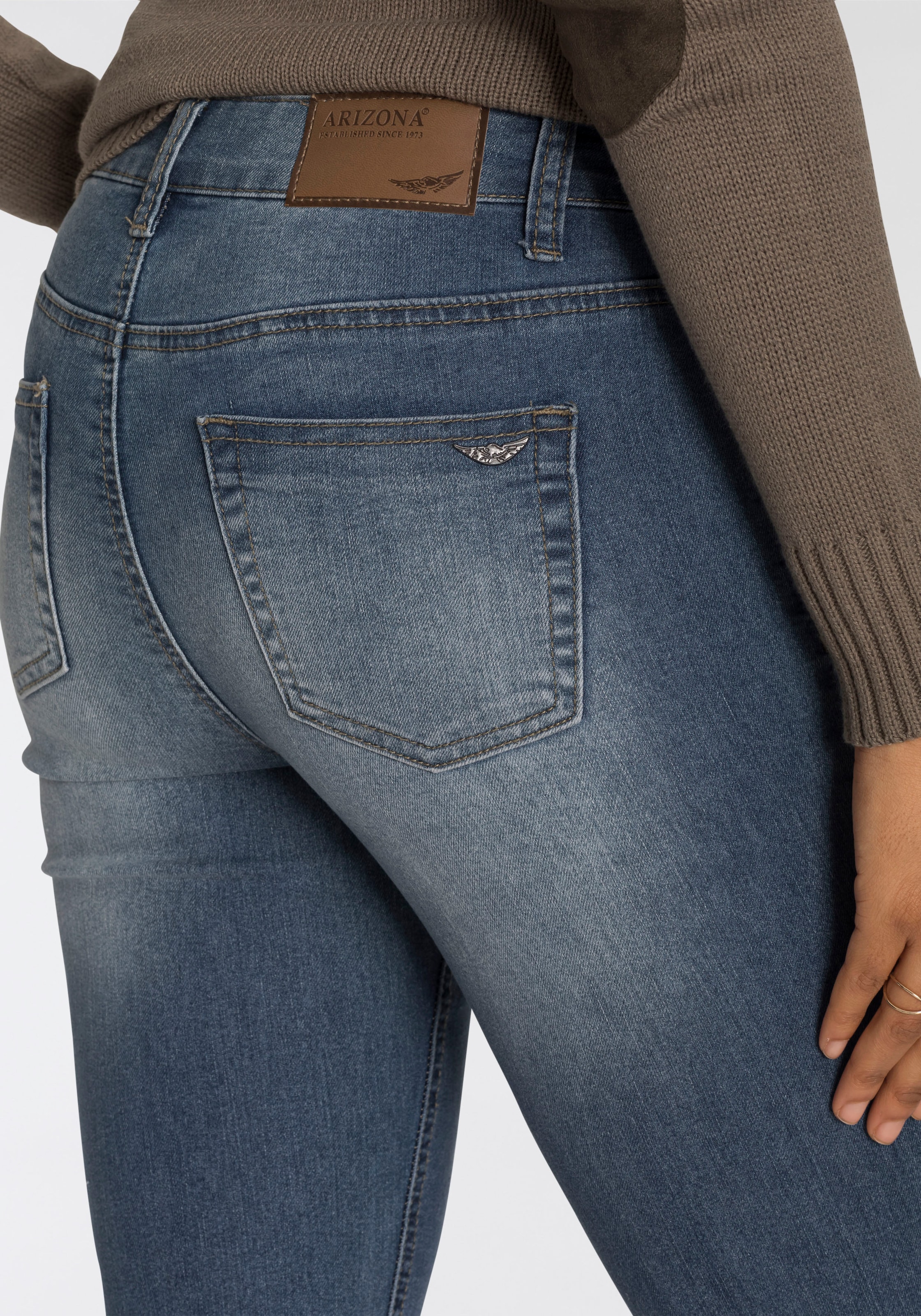 High Bootcut-Jeans online Arizona »Shaping«, Waist kaufen