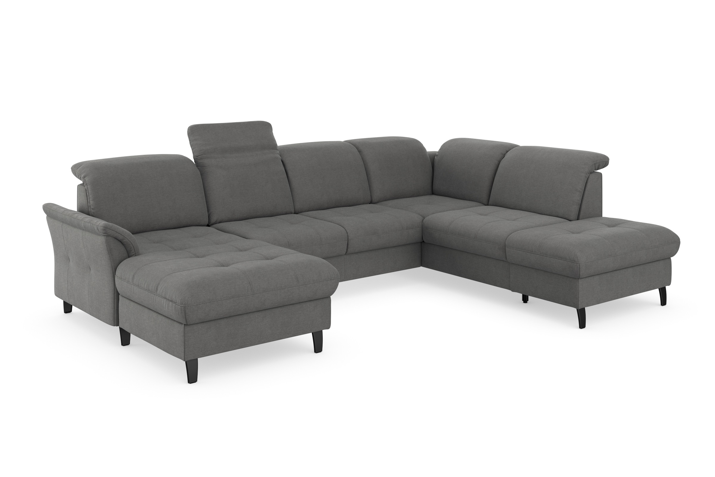 sit&more Wohnlandschaft »Maggiore U-Form«, wahlweise mit Kopfteilverstellung, Bettfunktion und Stauraum