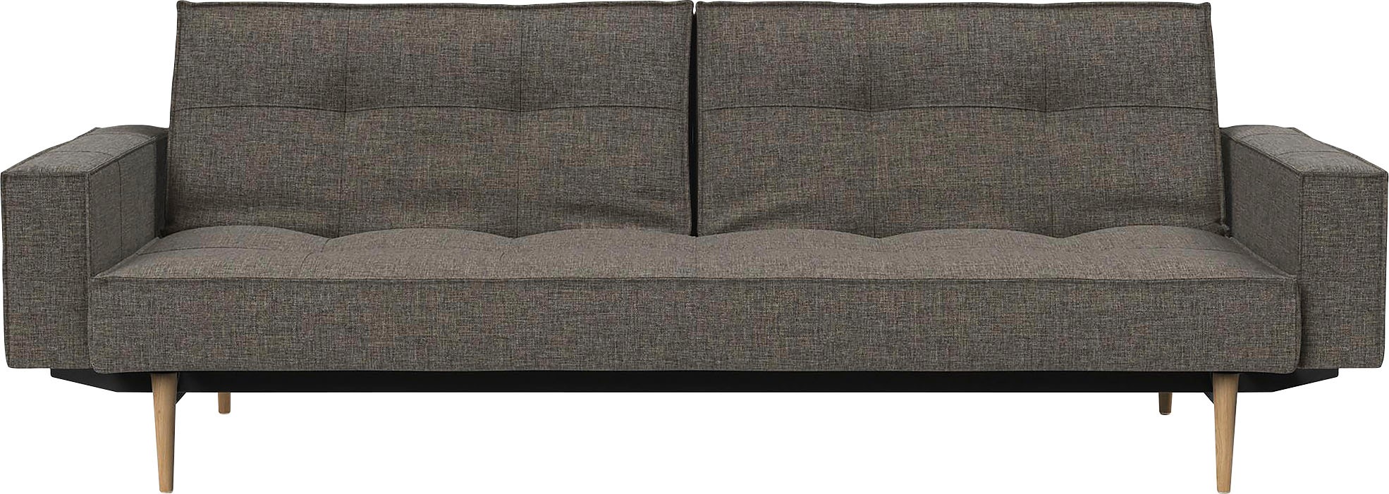 INNOVATION LIVING ™ Sofa »Splitback«, mit Armlehne und hellen Styletto Bein günstig online kaufen