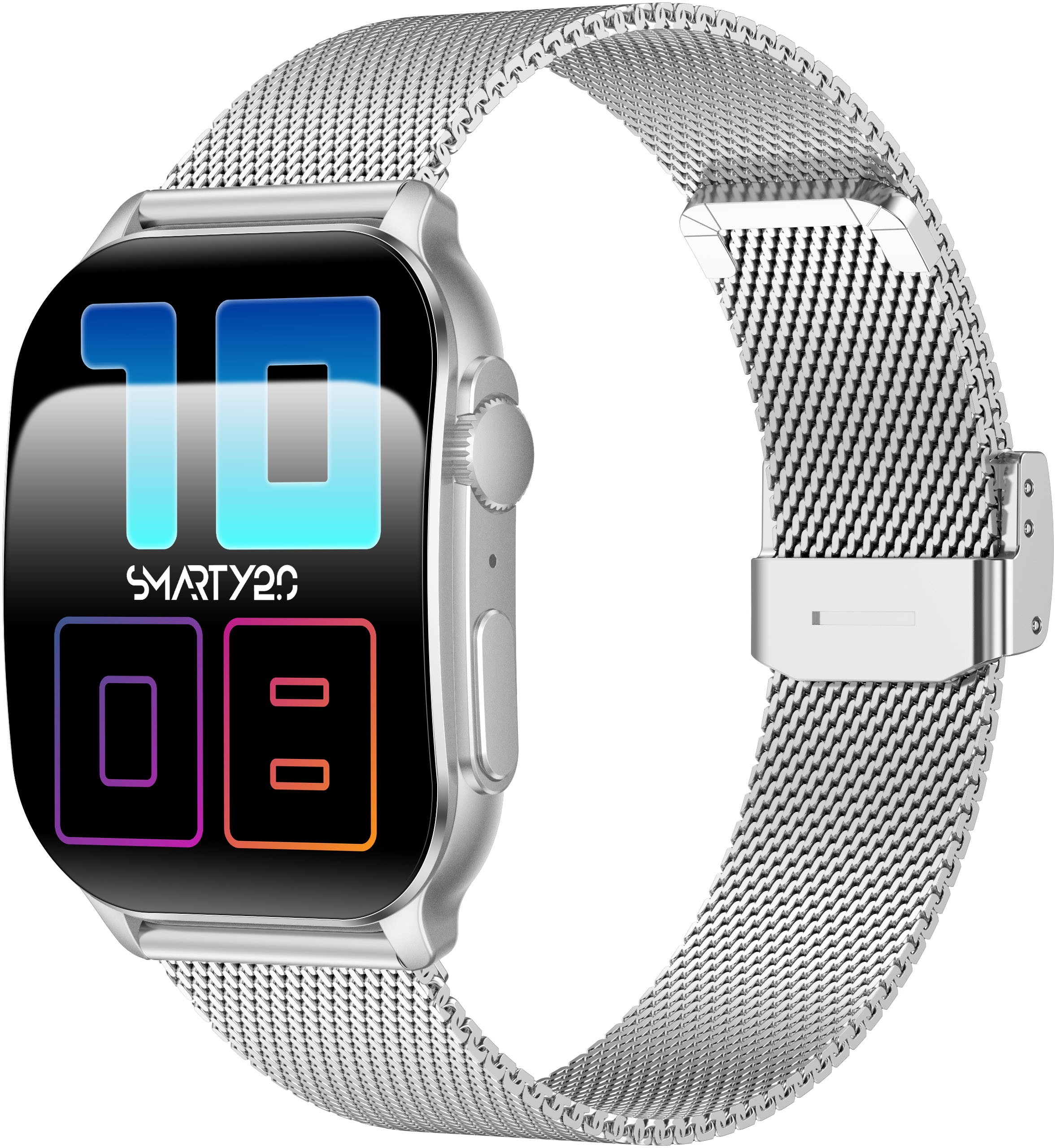 SMARTY 2.0 Smartwatch, Armbanduhr, Damenuhr, Herrenuhr, Android5.0+, Apple iOS 9.0+)