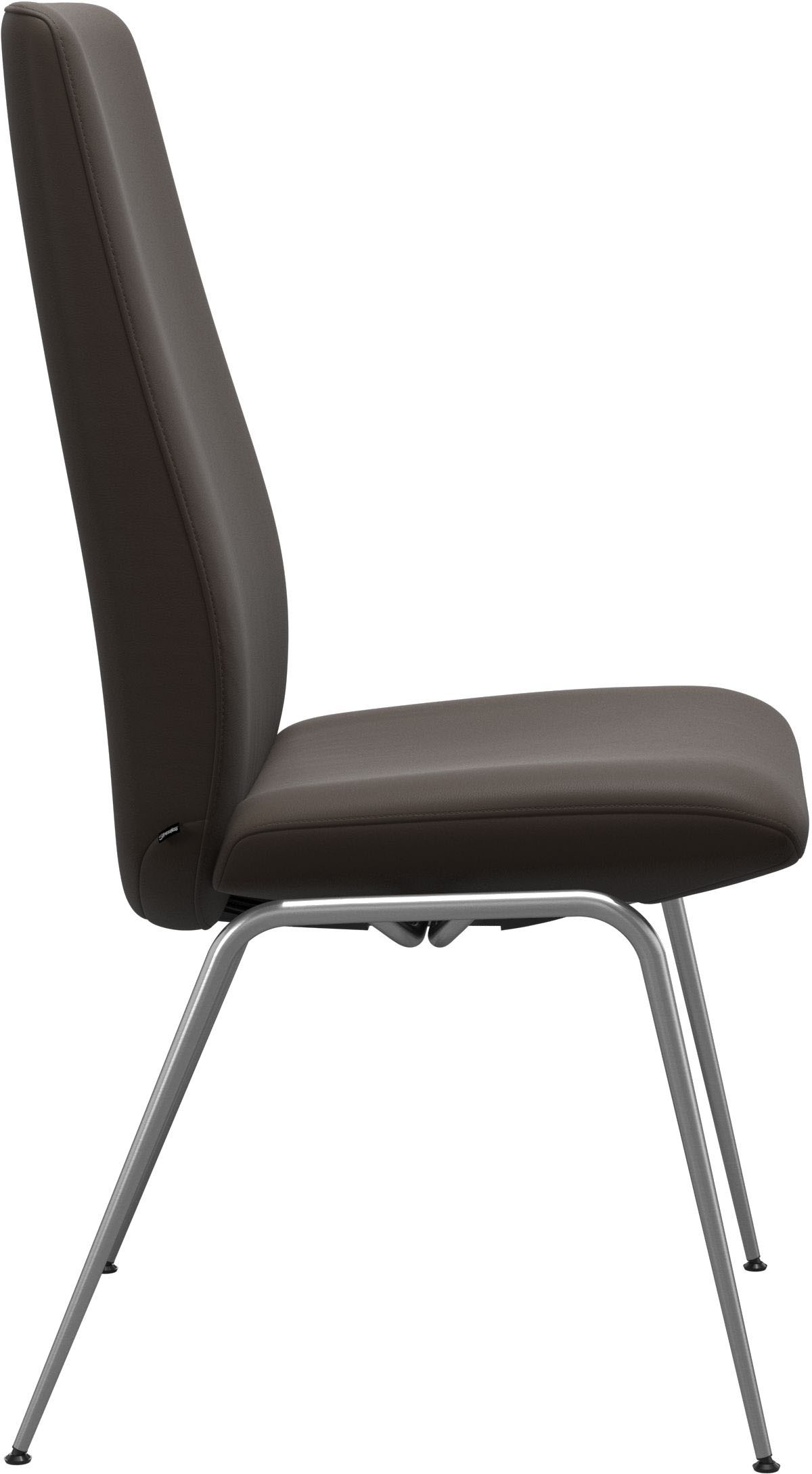 Stressless® Polsterstuhl »Laurel«, Leder BATICK, High Back, Größe L, mit Beinen aus Stahl in Chrom glänzend